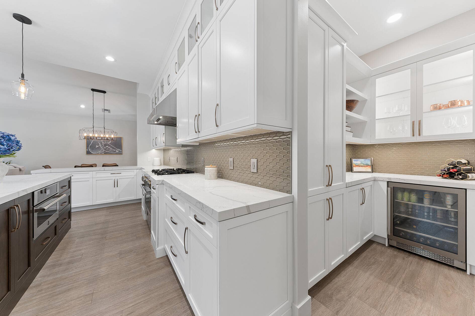 115 NE 16TH Court, Delray Beach, FL 33444 Butlers Pantry with beverage Fridge and loads of additional storage space