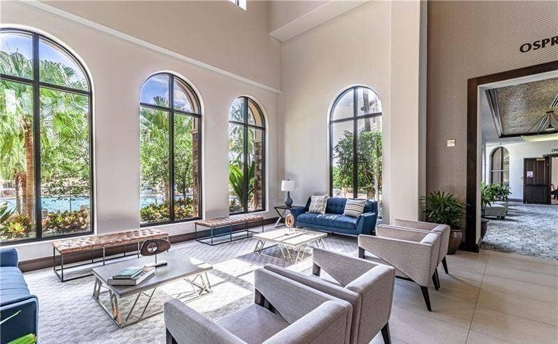 12390 NW 78th Manor, Parkland, FL 33076 The Plaza Del Largo, main Lobby, great for photo shoots and Prom shoots or just pretty family photos with the pool behind in the background