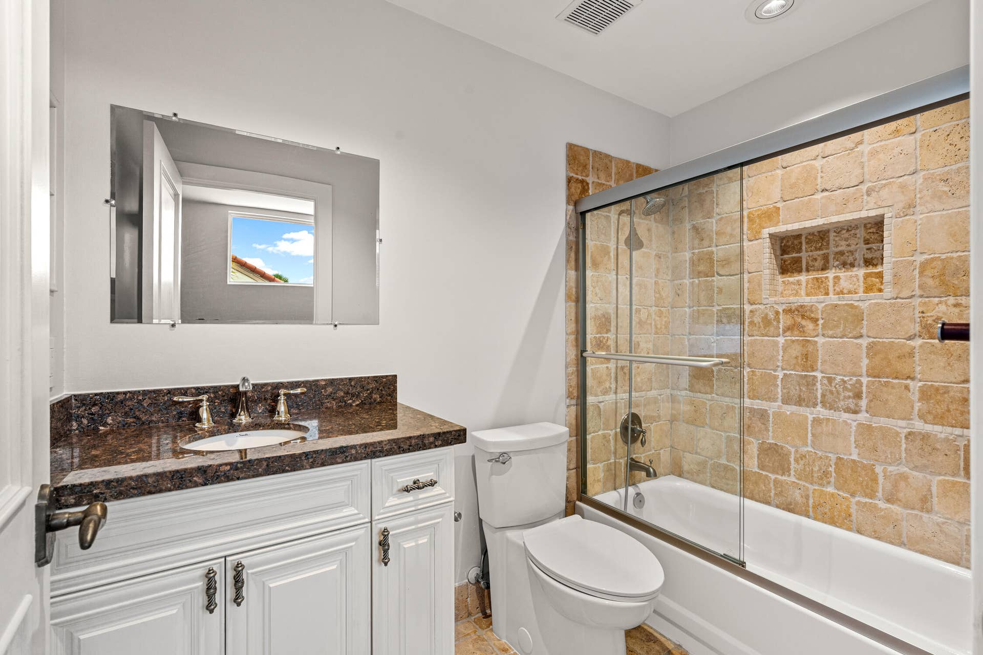 The second full bathroom upstairs