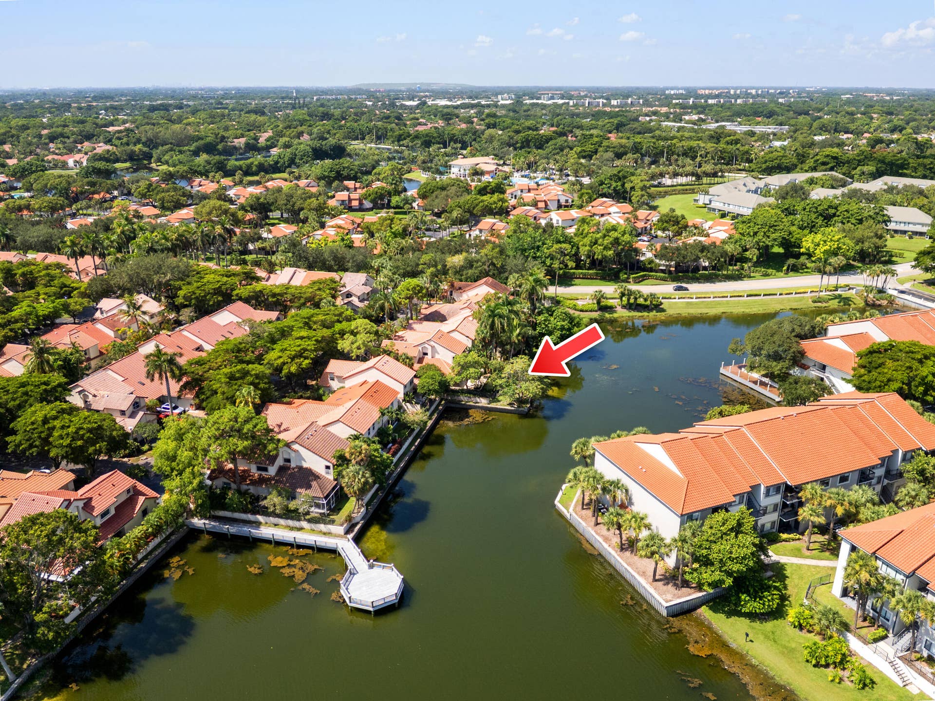 See point/corner lot from the air. One of the biggest outside lots in Majorca!