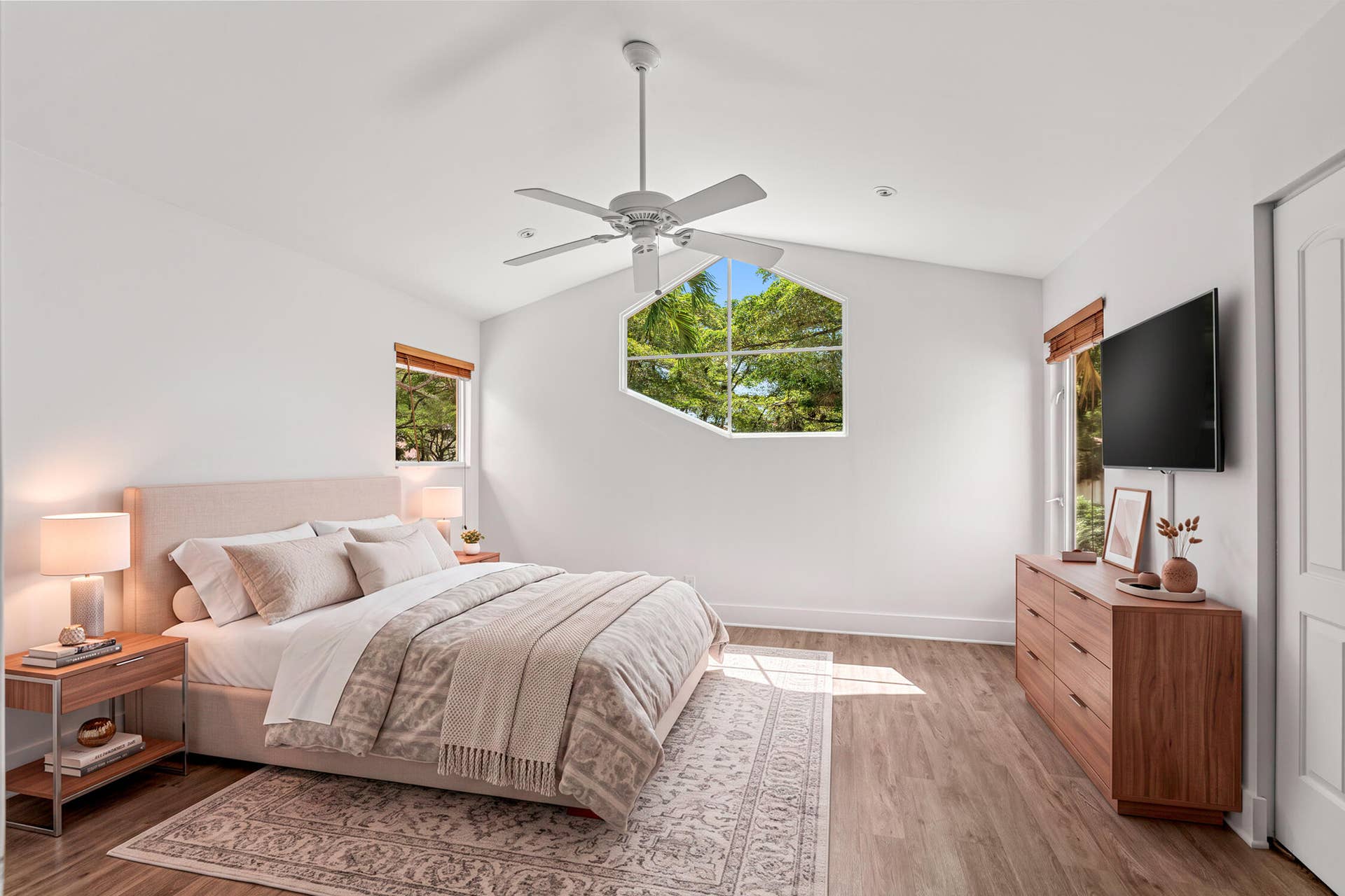 The second bedroom is as large as the master bedroom.