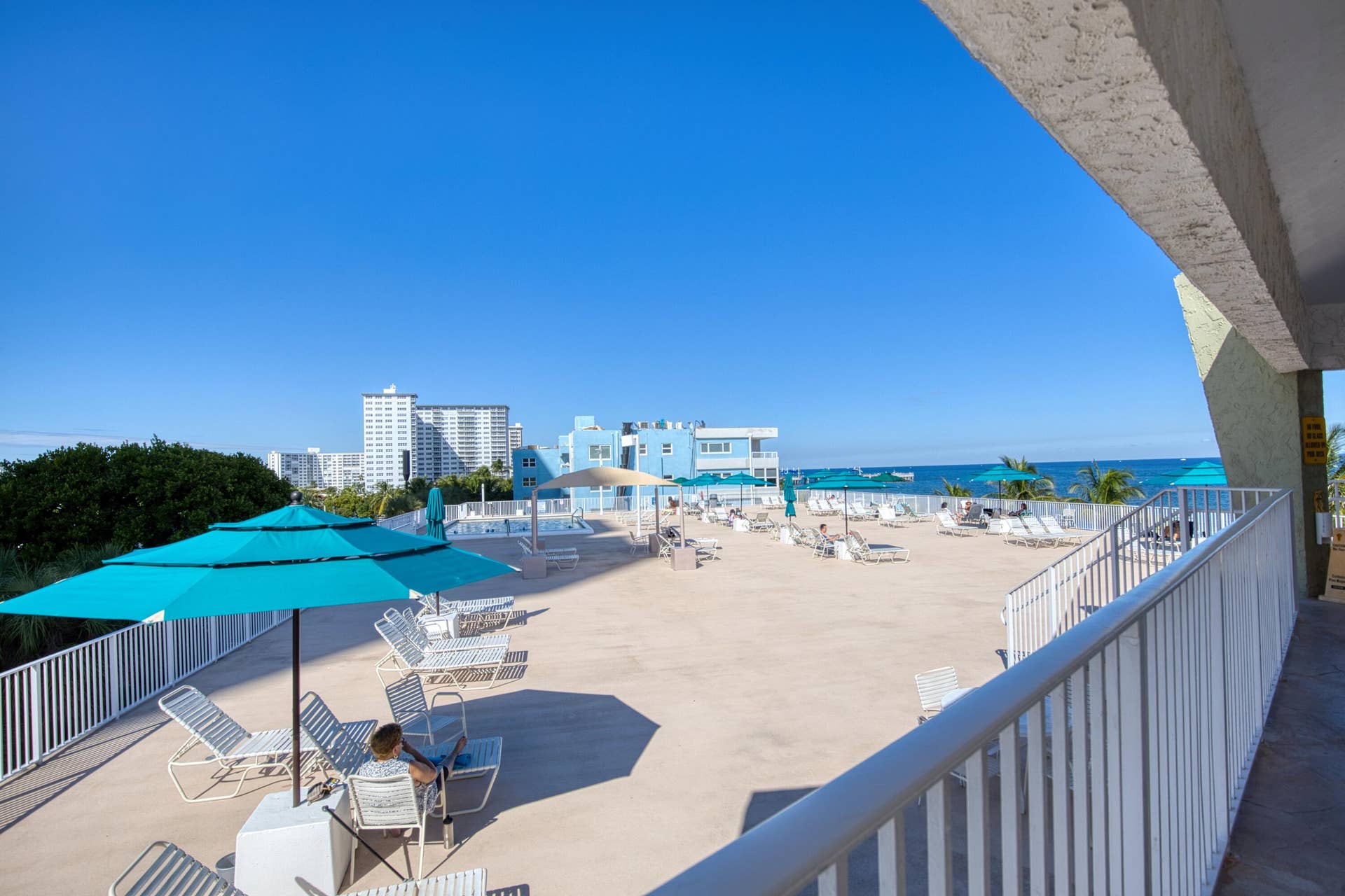 111 Briny Avenue, #27-12, Pompano Beach, FL 33062 pool deck