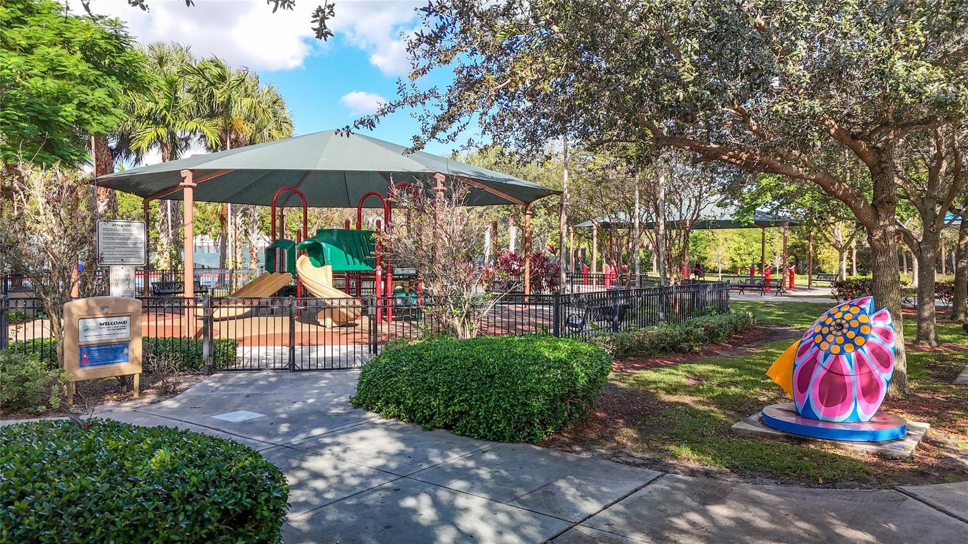 545 Oaks Lane, #410, Pompano Beach, FL 33069 Fencedcured child playground