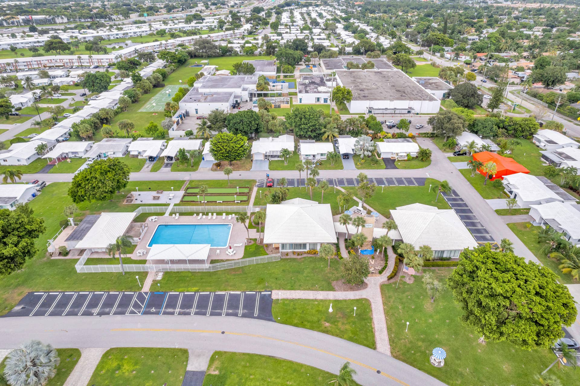 2930 NW 1st Drive, Pompano Beach, FL 33064 South Clubhouse Aerial