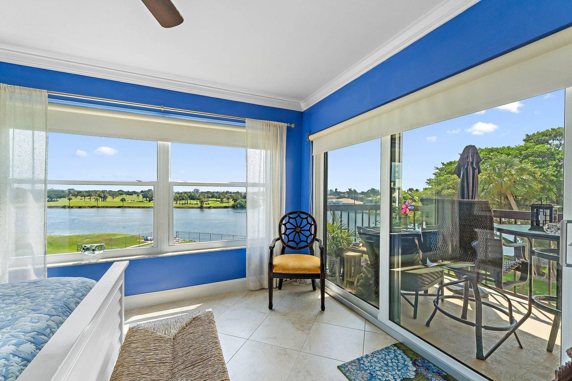 374 Golfview Road, #405, North Palm Beach, FL 33408 View to Water from Primary Bedrooom