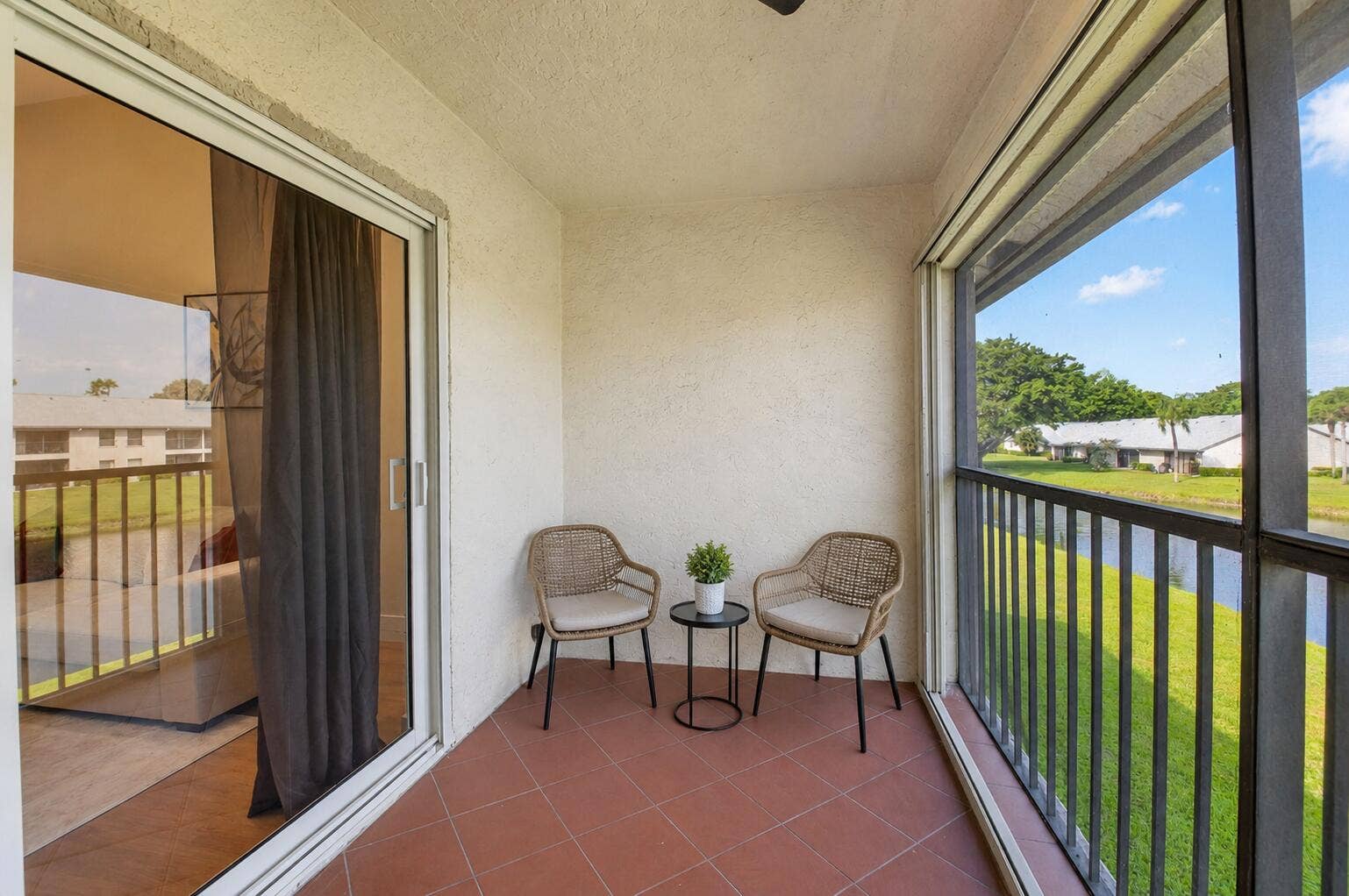 8342 E Boca Glades Boulevard, #234, Boca Raton, FL 33434 Balcony -Partially Virtually Staged