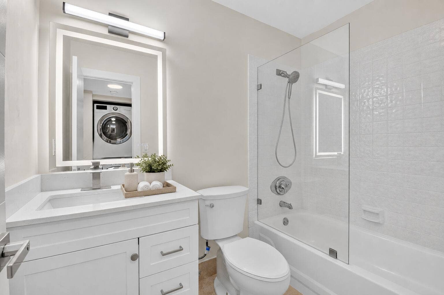 8342 E Boca Glades Boulevard, #234, Boca Raton, FL 33434 #2 Bathroom -Partially Virtually Staged