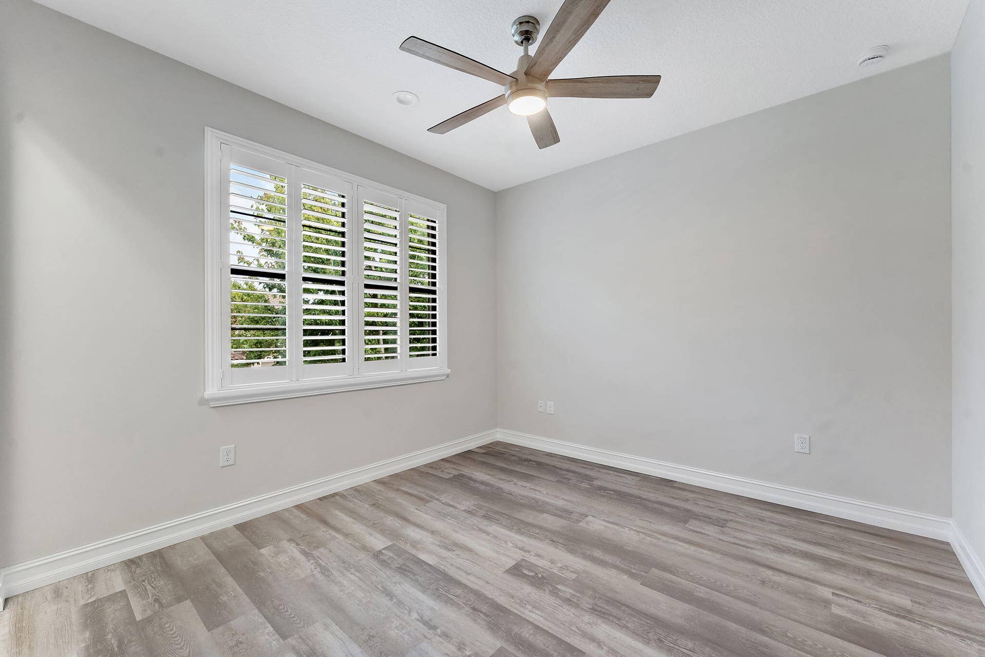 14545 Alabaster Avenue, Delray Beach, FL 33446 Bedroom #3 - new floors and fan.