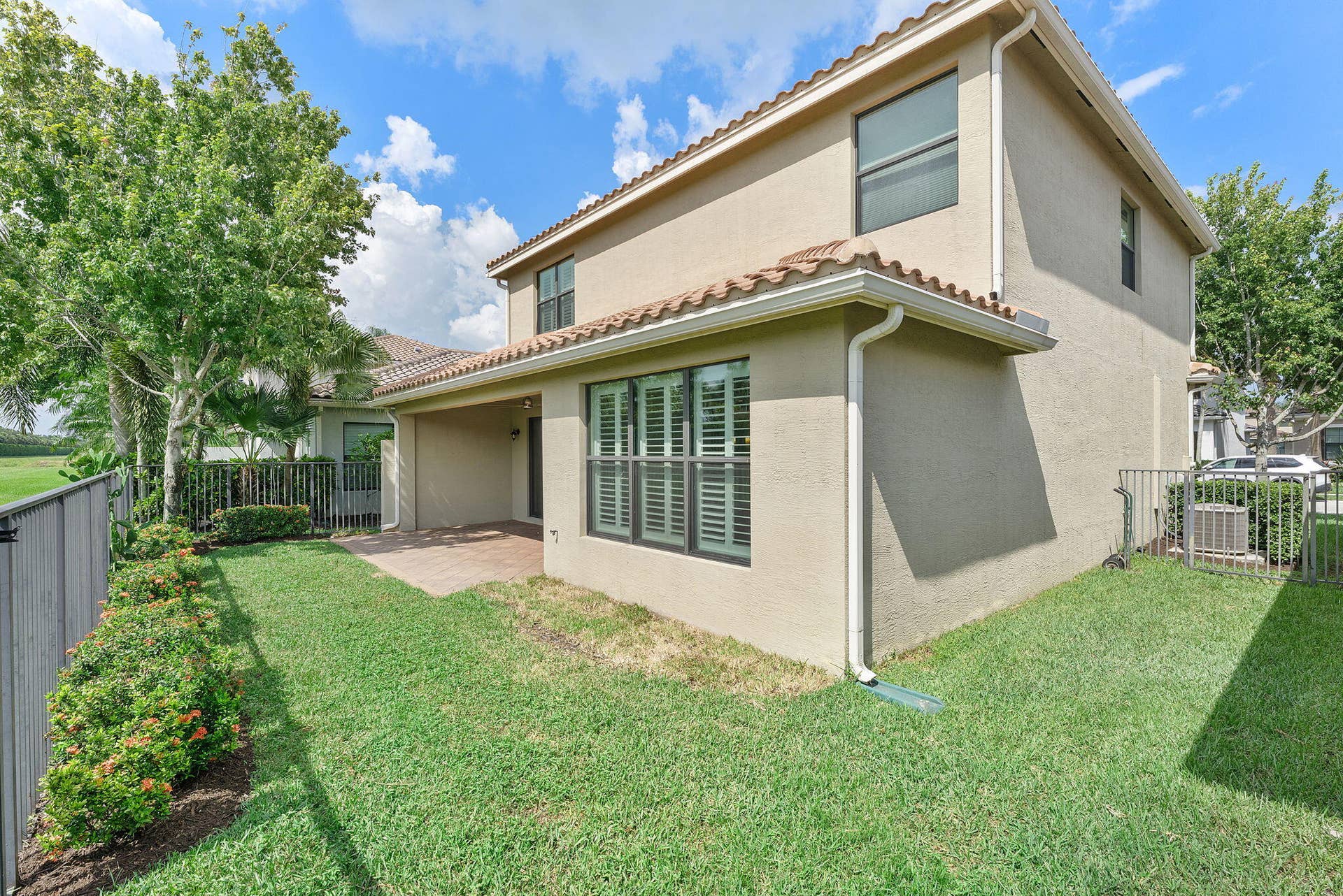14545 Alabaster Avenue, Delray Beach, FL 33446 Outdoor living space with fenced in yard.