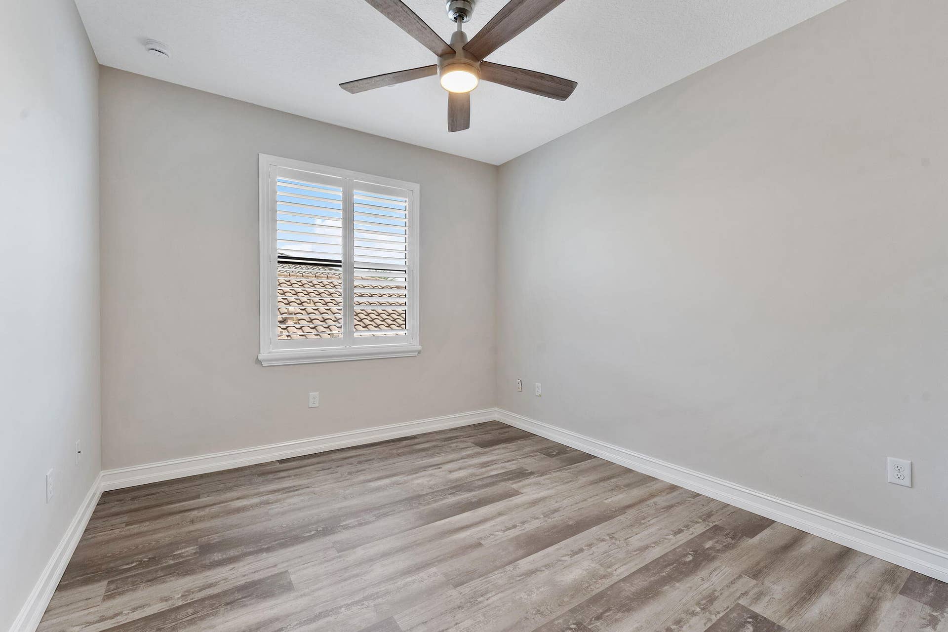 14545 Alabaster Avenue, Delray Beach, FL 33446 Bedroom #4 - new floors and fan.