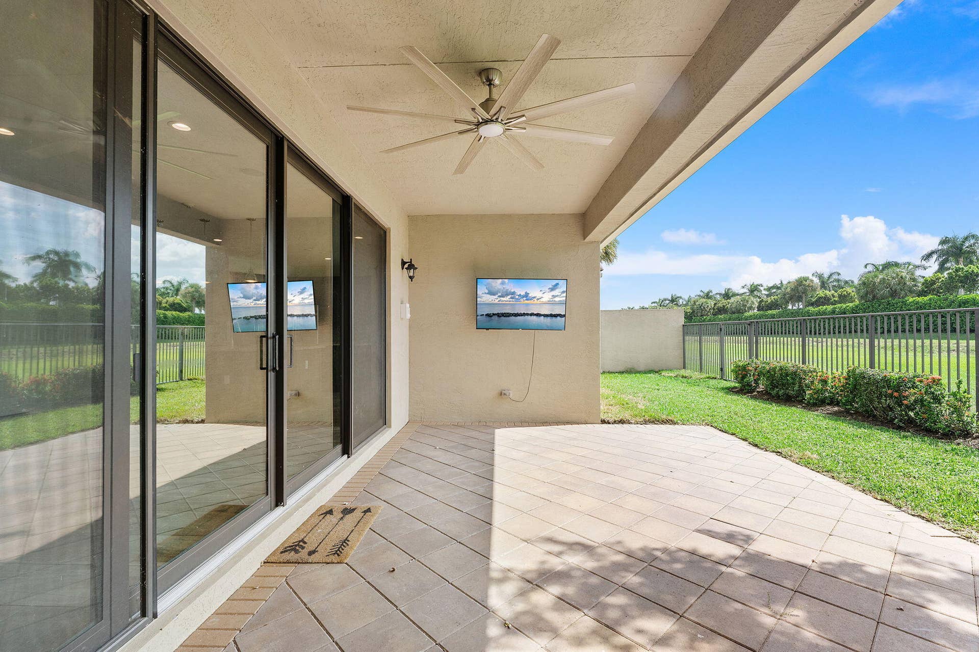 14545 Alabaster Avenue, Delray Beach, FL 33446 Outdoor living space. No neighbors behind you.