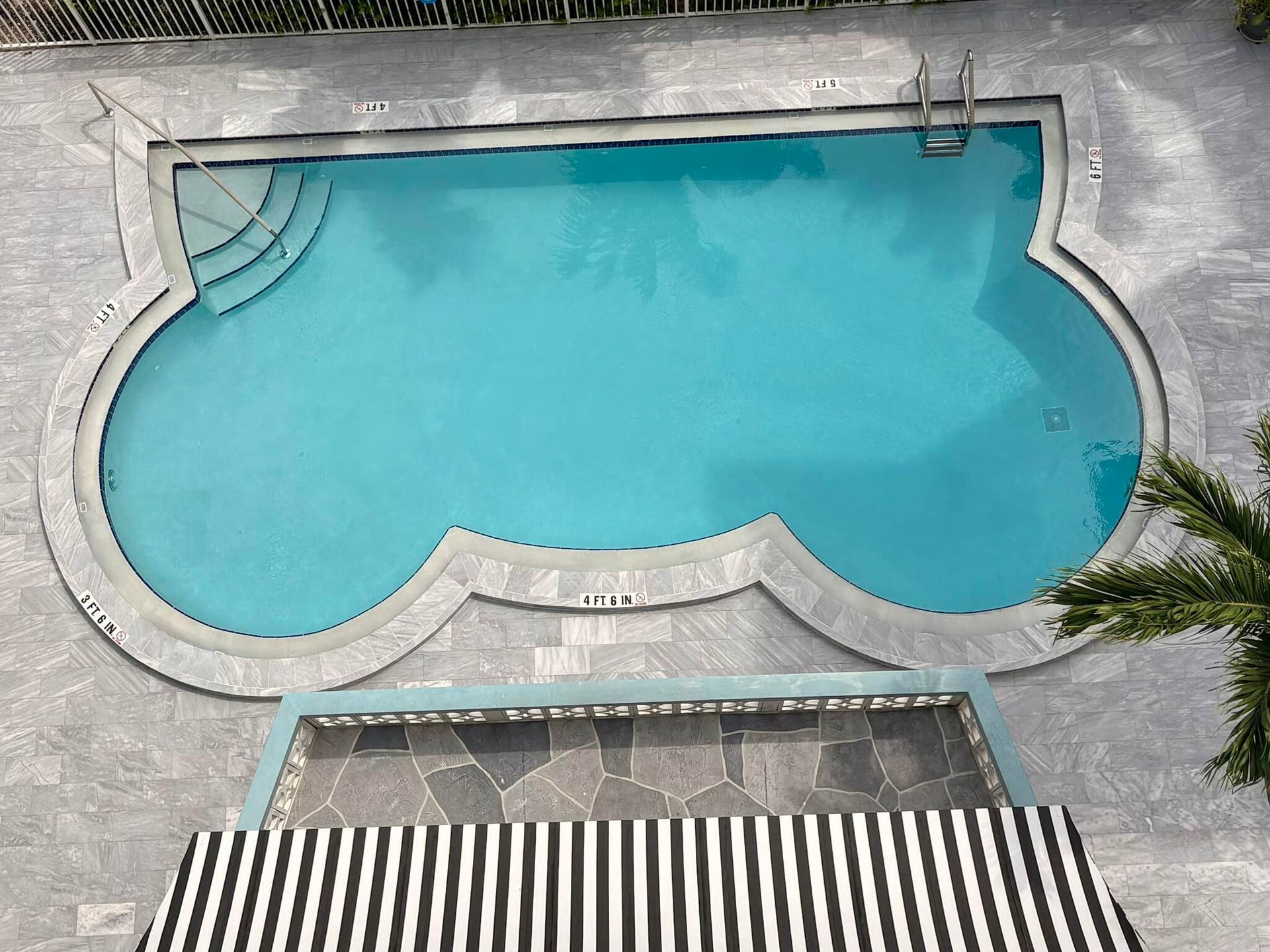 3250 NE 28TH Street, #406, Fort Lauderdale, FL 33308 pool view from 8th floor