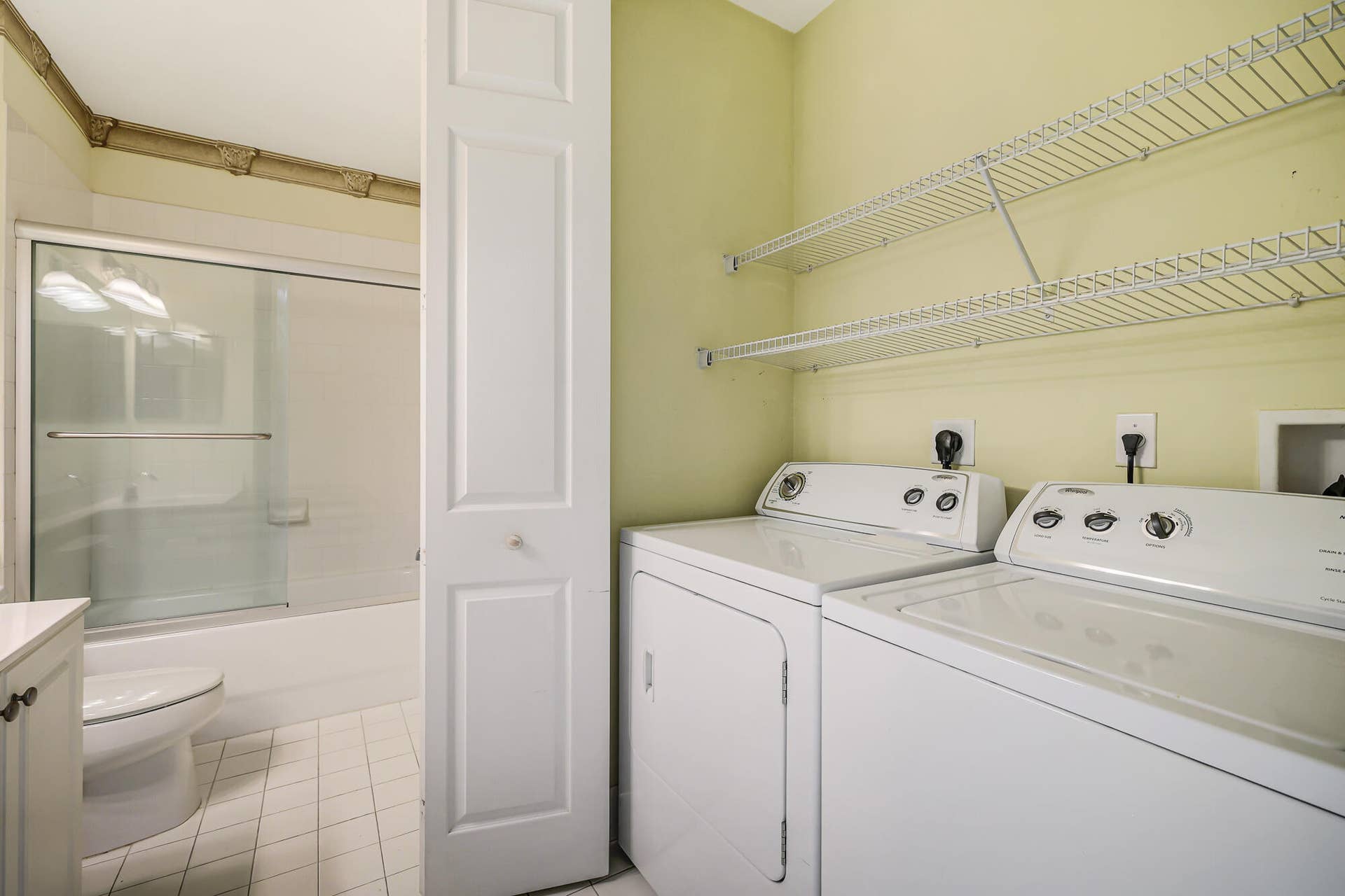 Full size washer and dryer