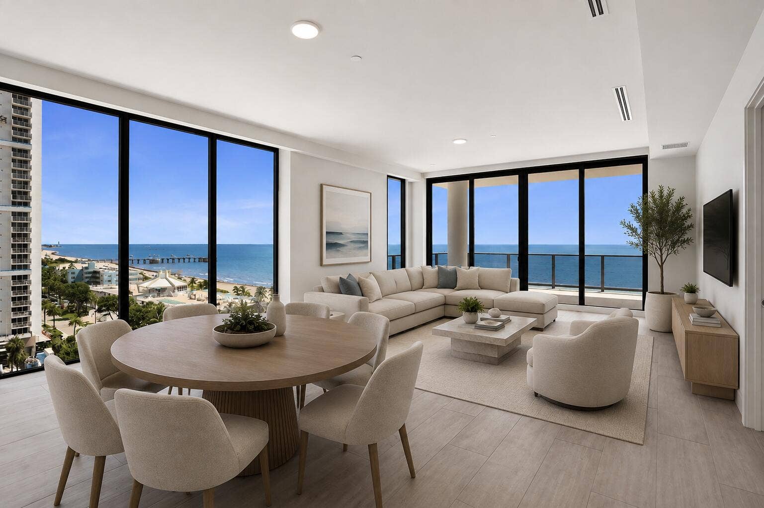 305 Briny Avenue, #PH905, Pompano Beach, FL 33062 Virtually staged