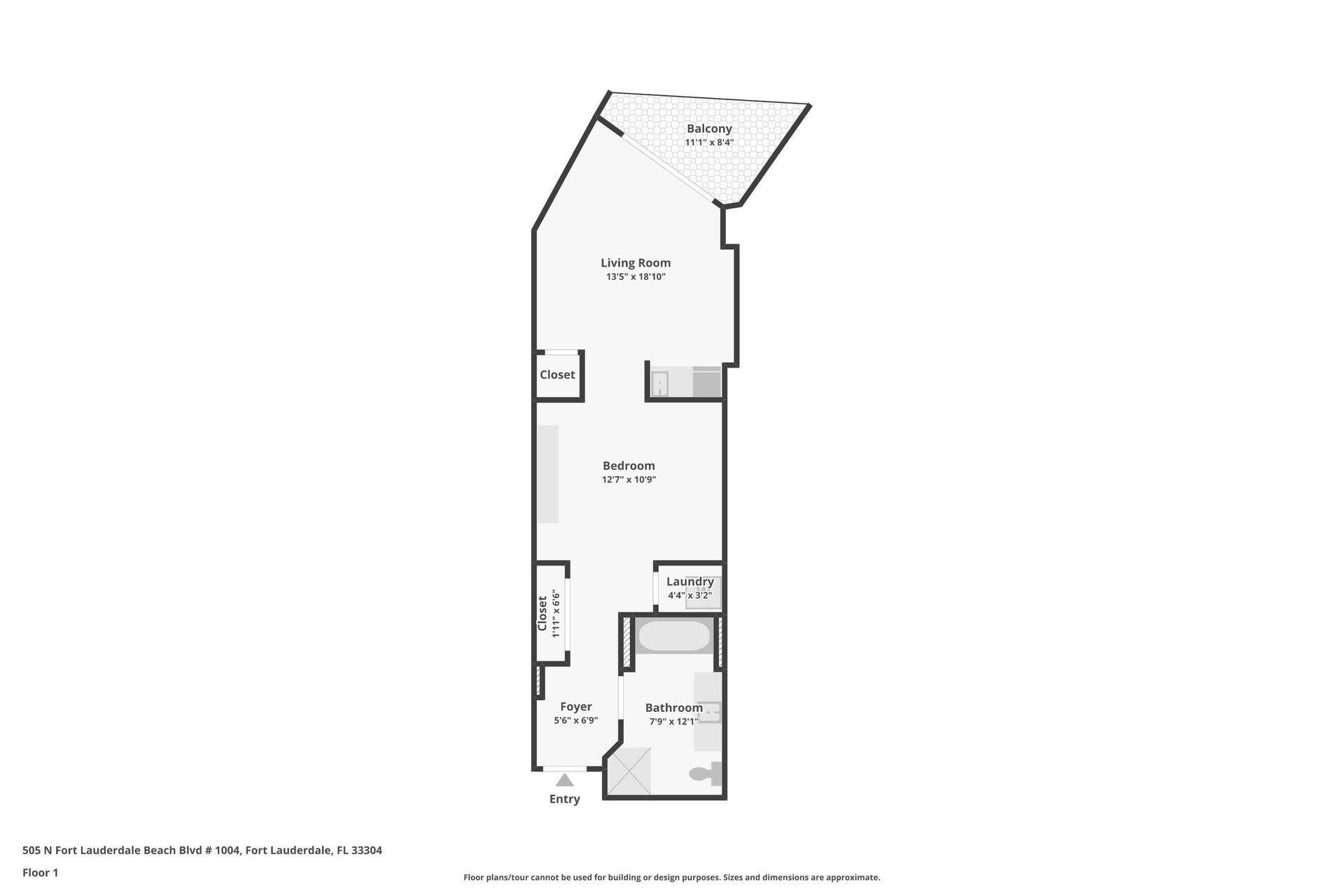 505 N FORT LAUDERDALE BEACH Boulevard, #1004, Fort Lauderdale, FL 33304 1-floor-1