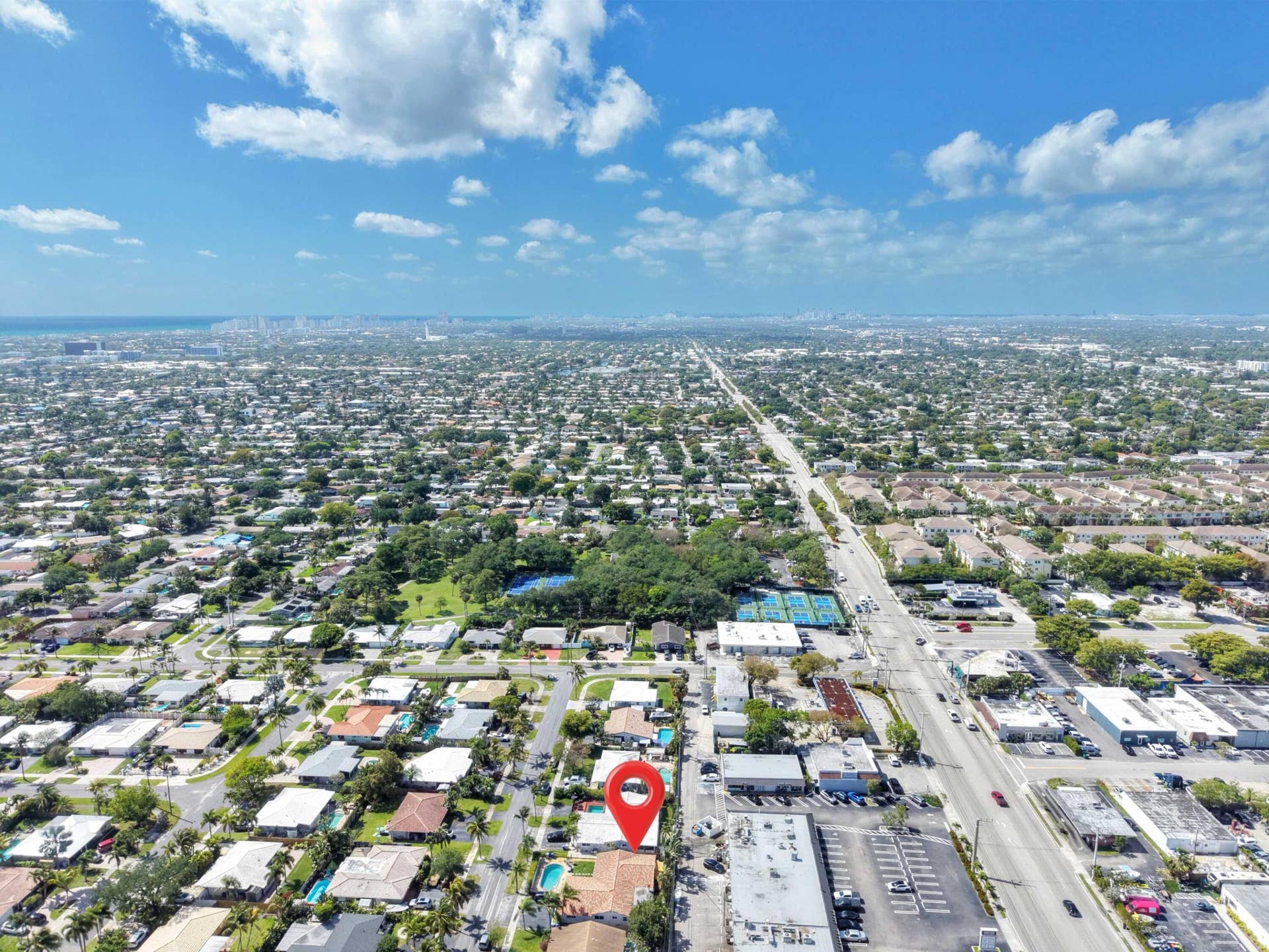 451 SE 1st Avenue, #A-B, Pompano Beach, FL 33060 Panoramic to South Downtown-Las Olas