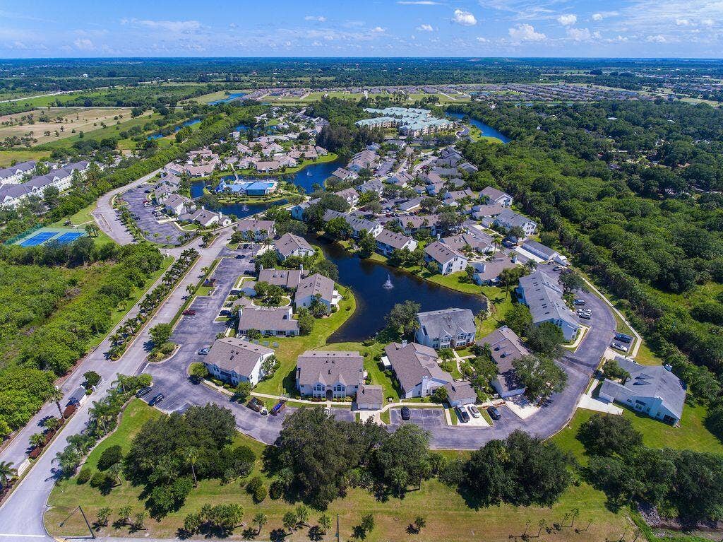 1828 AYNSLEY Way, #1, Vero Beach, FL 32966 AerialTennis