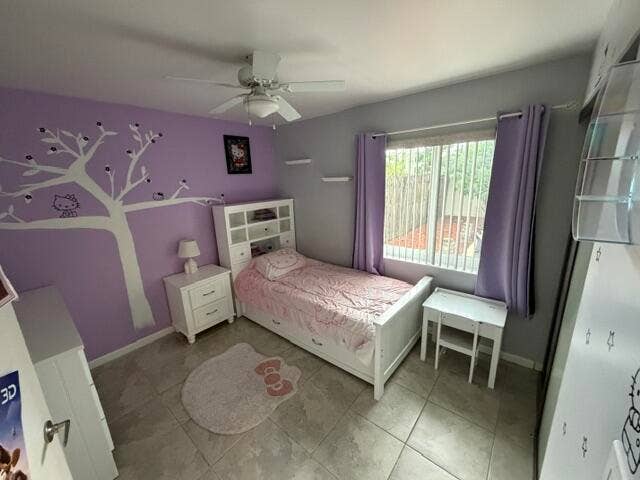 924 CUMBERLAND Terrace, Davie, FL 33325 Recessed lighting, tile flooring, and a ceiling fan with integrated lighting