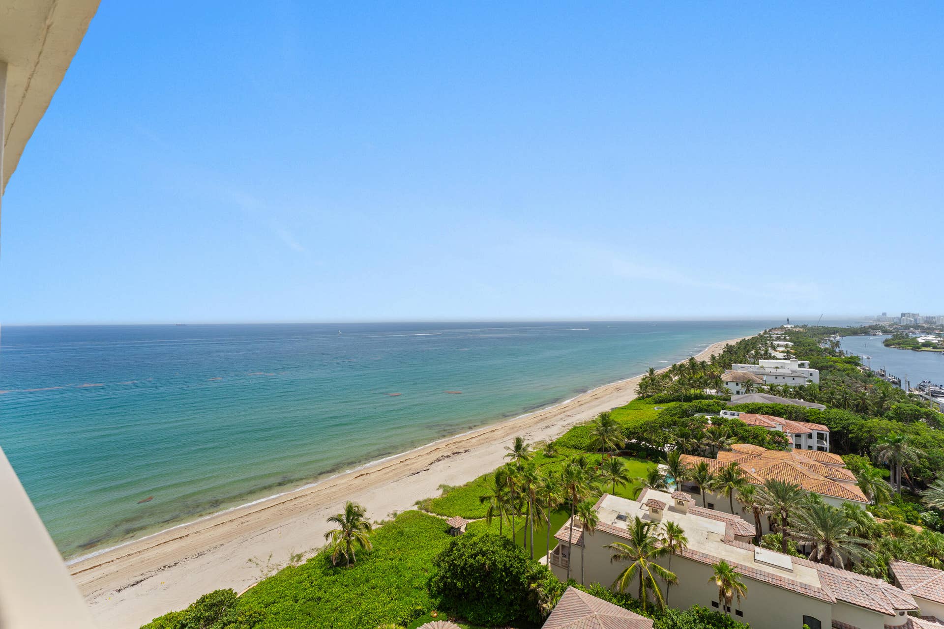 1021 HILLSBORO MILE, #PH3, Hillsboro Beach, FL 33062 BALCONY VIEW TO EAST OCEAN