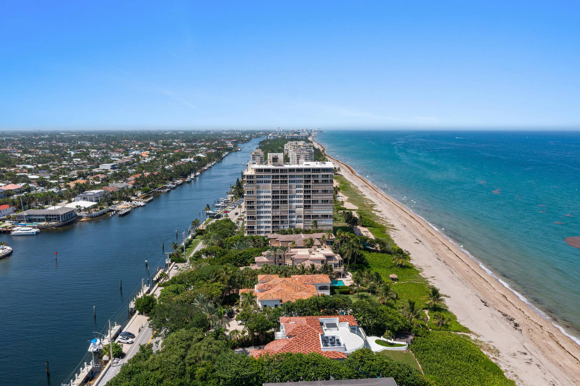 1021 HILLSBORO MILE, #PH3, Hillsboro Beach, FL 33062 VIEW FROM LIVING/BALCONY