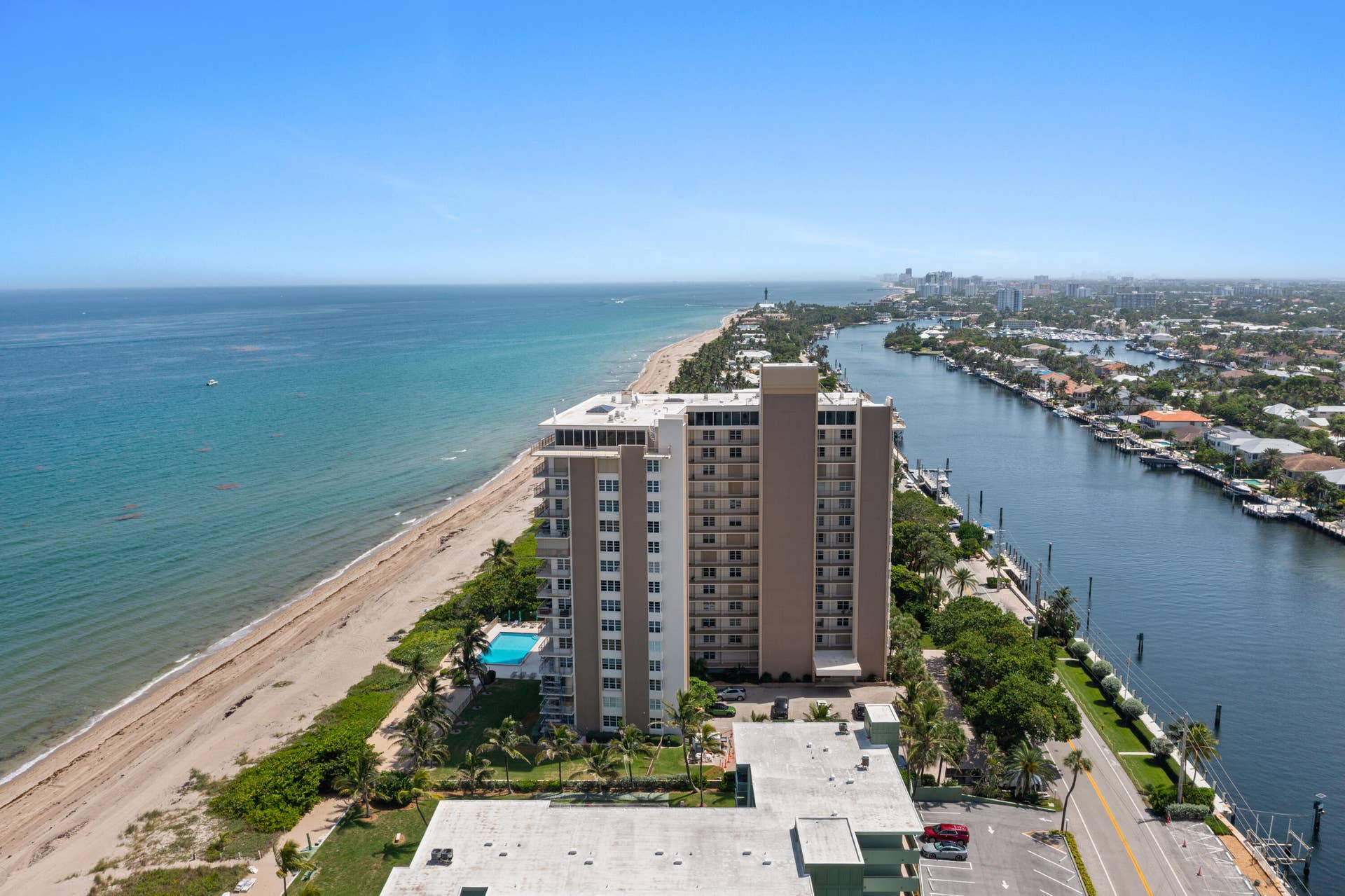 1021 HILLSBORO MILE, #PH3, Hillsboro Beach, FL 33062 VIEWS FROM NORTH