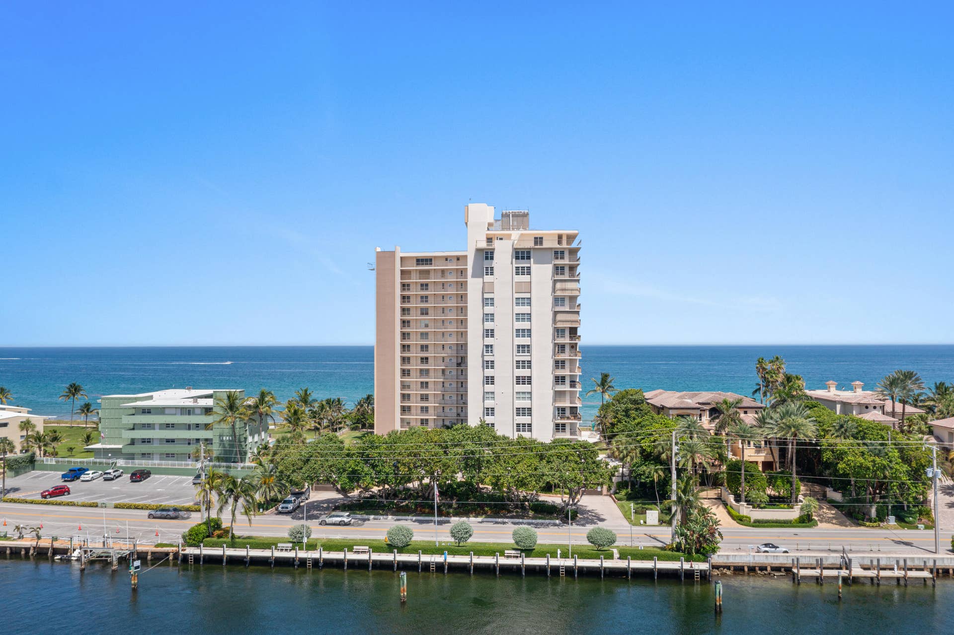 1021 HILLSBORO MILE, #PH3, Hillsboro Beach, FL 33062 BUILDING FROM INTRACOASTAL WATERWAY