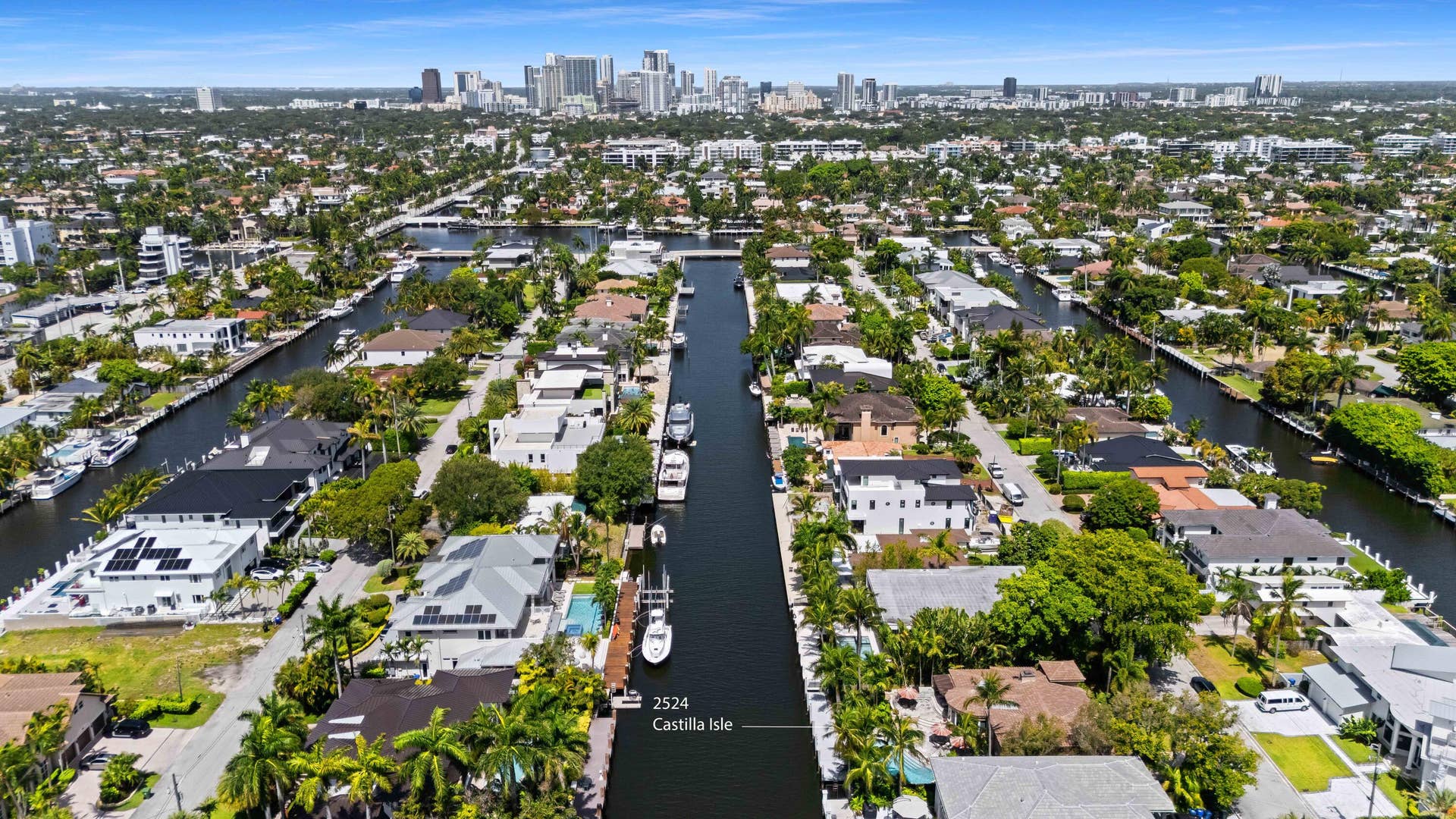 Looking West towards Seven Isles Drive & Downtown