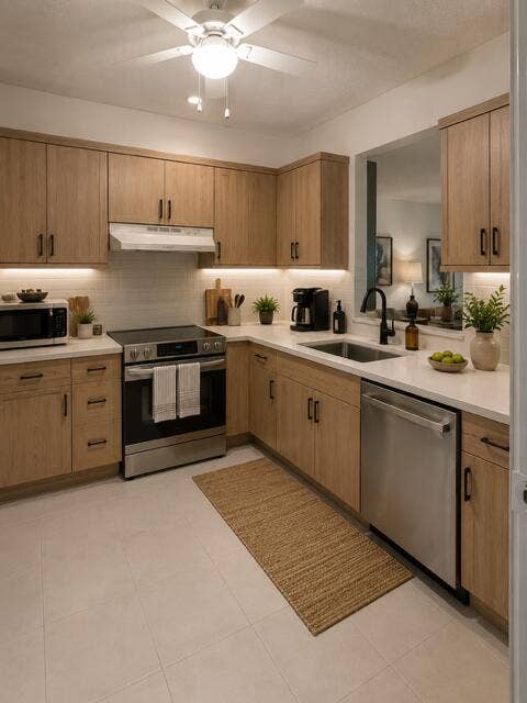 8607 Overset Lane, Boca Raton, FL 33496 Kitchen (Virtually Staged)