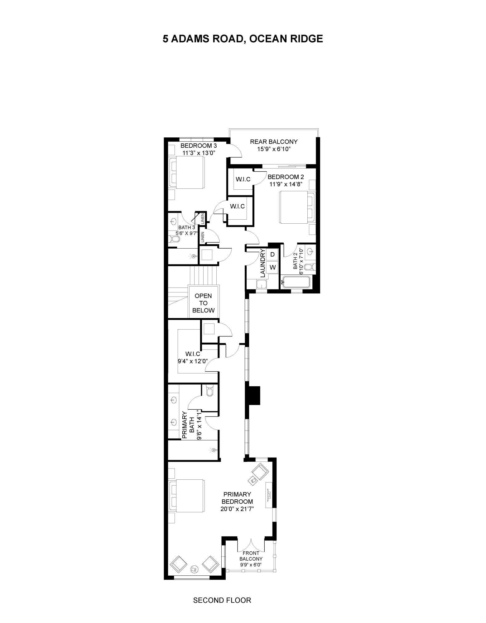 floor plan 2nd floor