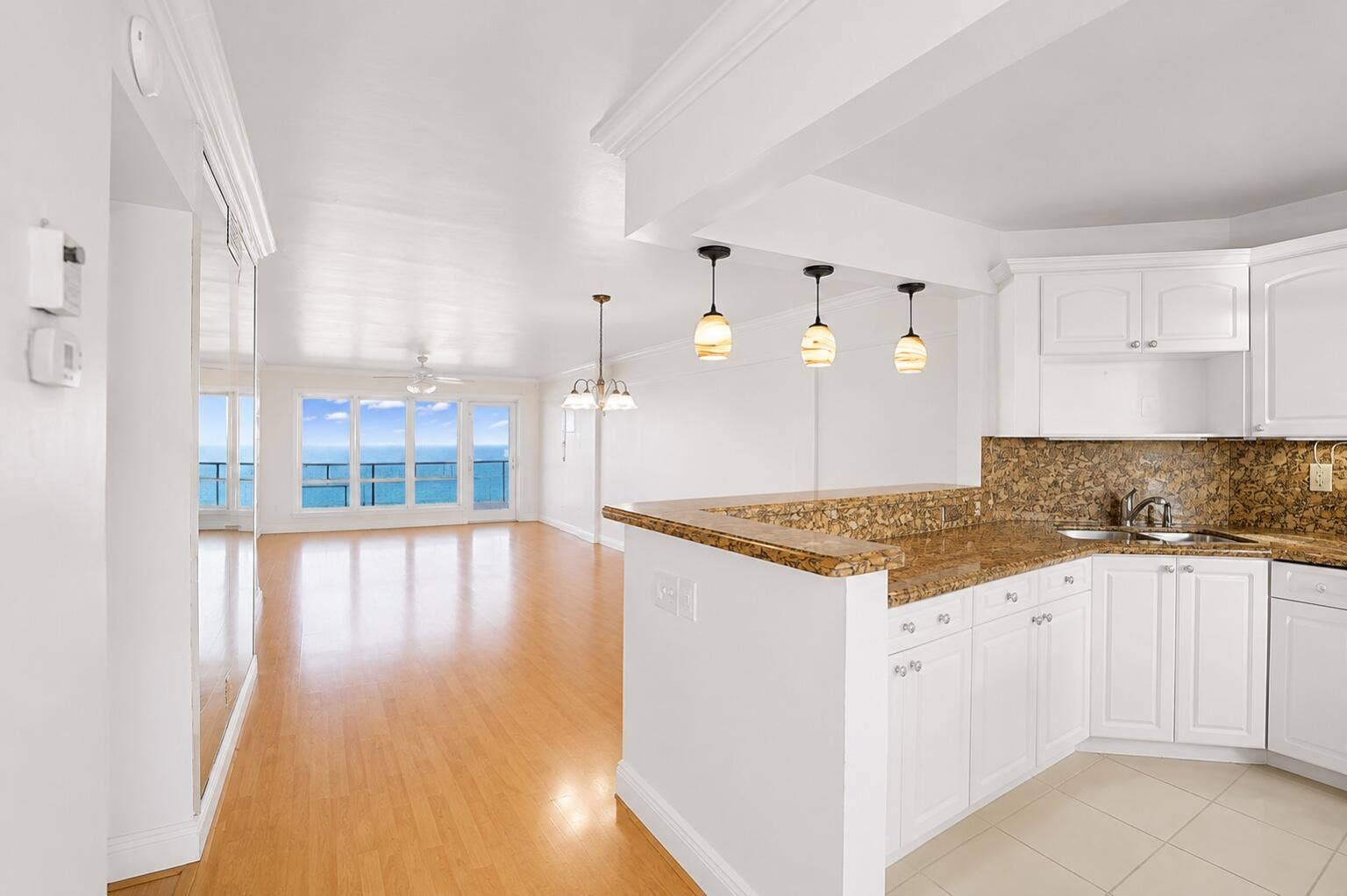 111 N Pompano Beach Boulevard N, #1611, Pompano Beach, FL 33062 kitchen view