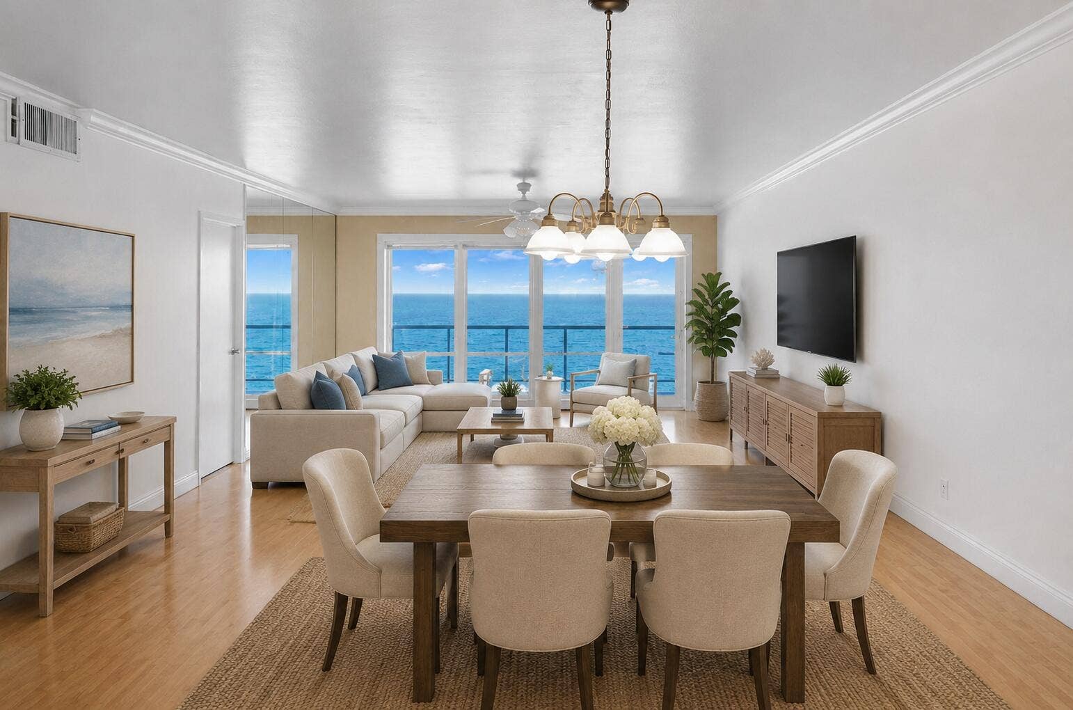 111 N Pompano Beach Boulevard N, #1611, Pompano Beach, FL 33062 Staged furniture