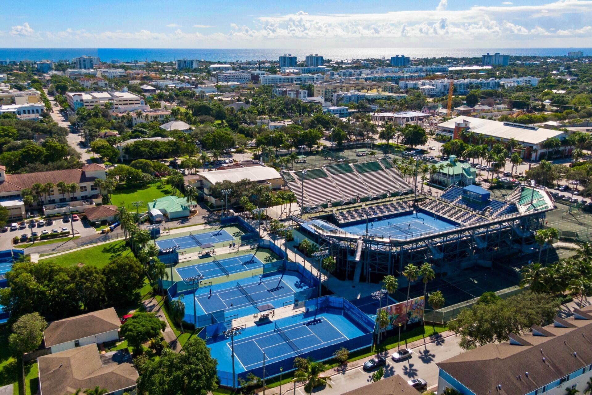 Known for Tennis, this is home court for Coco Gauf & Chris Evert.