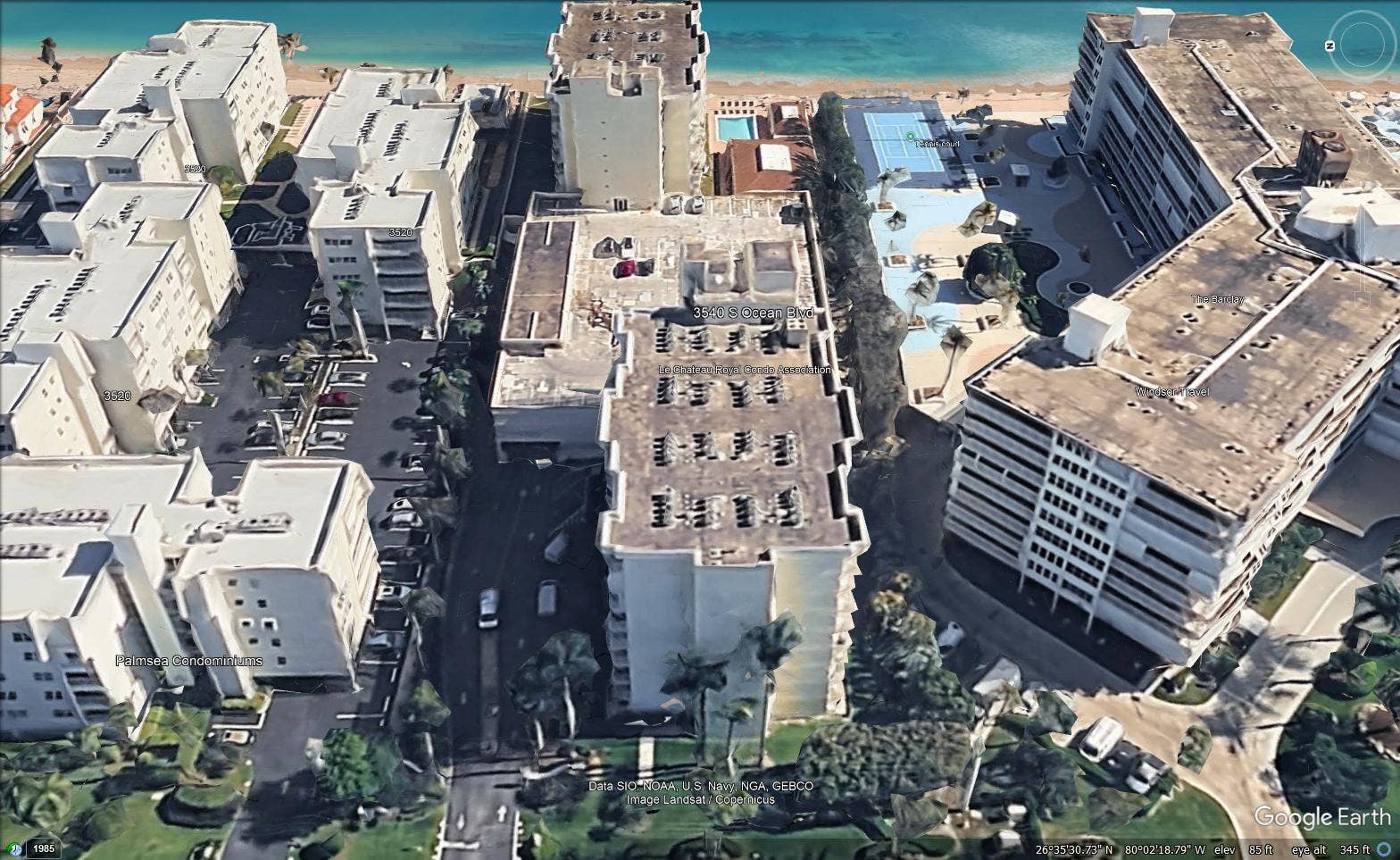 3540 S Ocean Boulevard, #Unit 207, South Palm Beach, FL 33480 front aerial