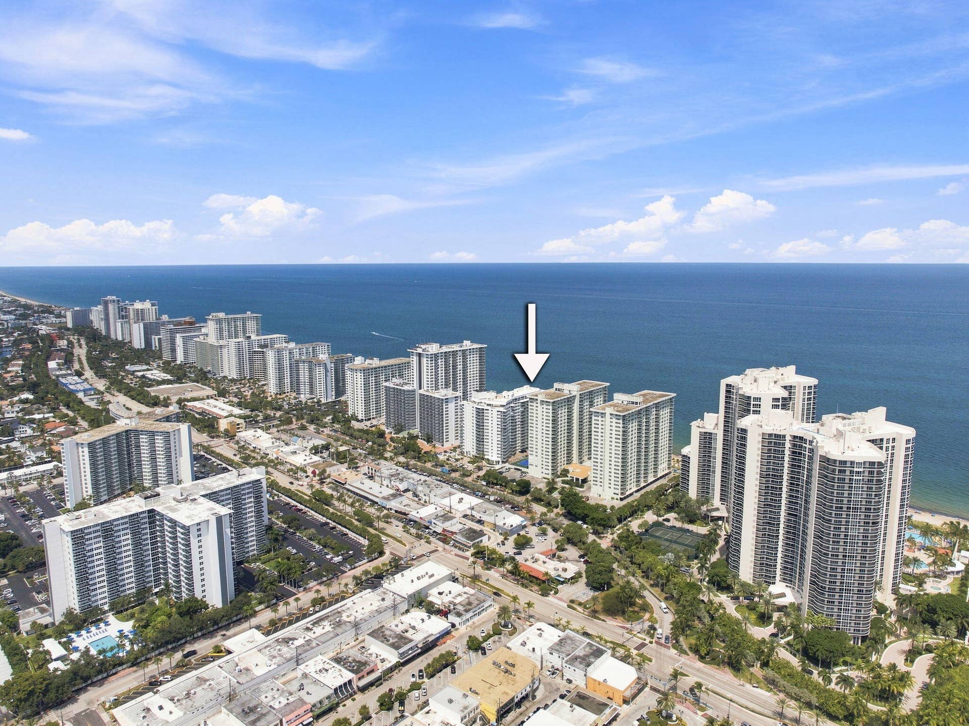 3430 GALT OCEAN Drive, #911, Fort Lauderdale, FL 33308 Building arial