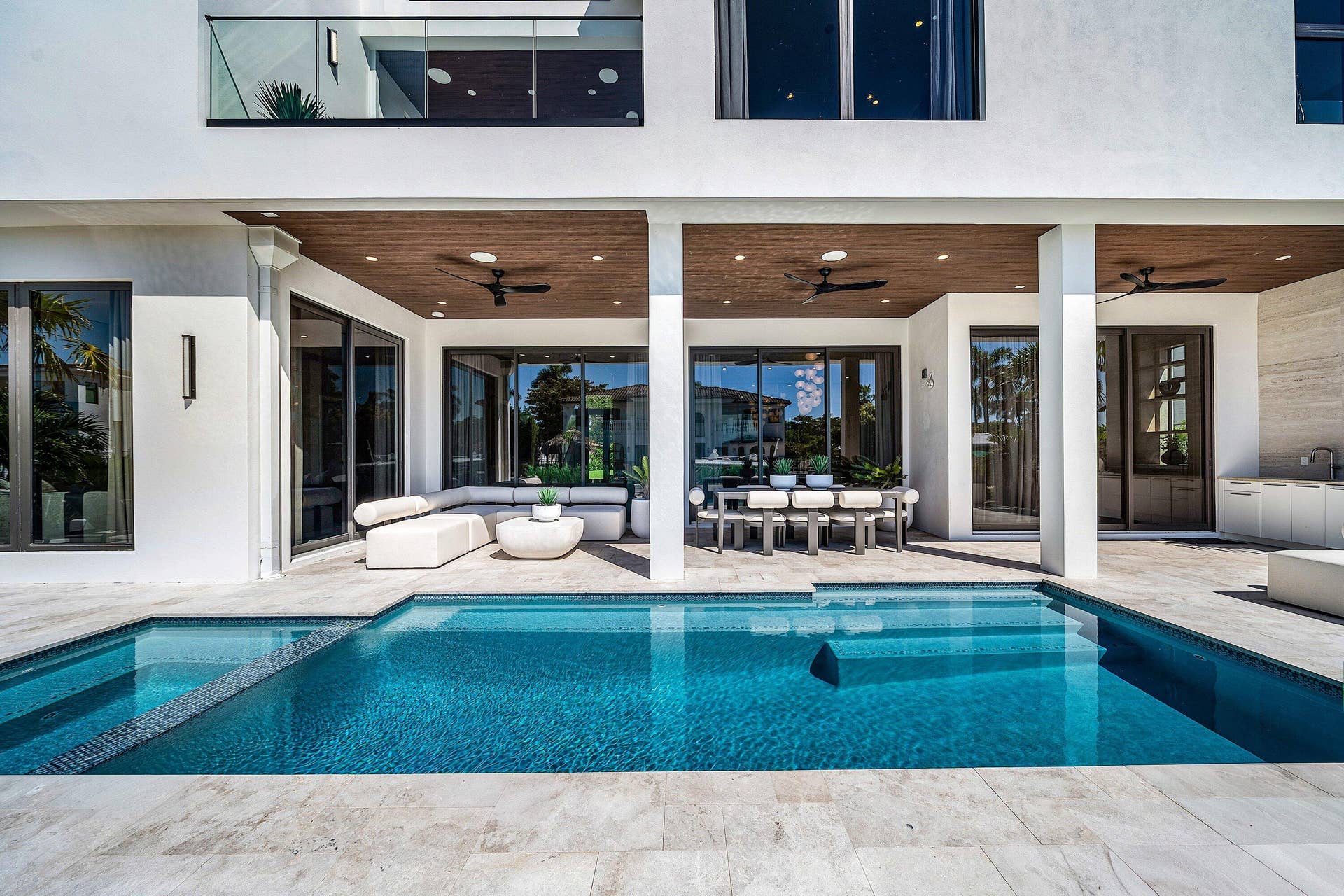 Extended Pool Bench