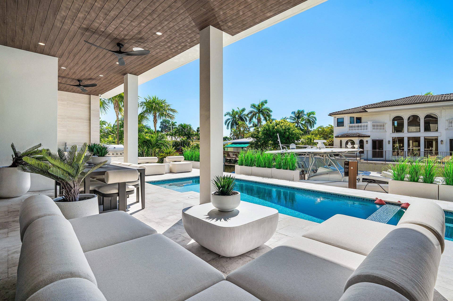 Covered Outdoor Seating Area