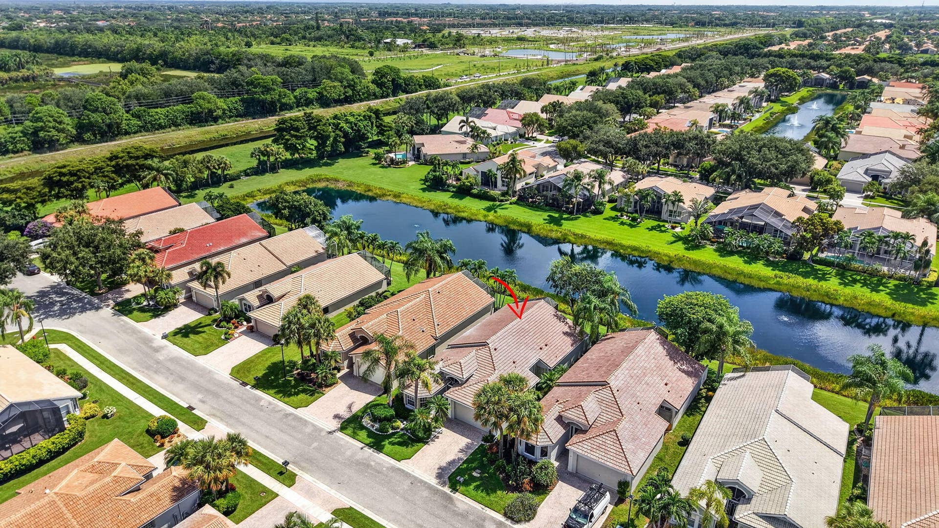 13048 ISABELLA Terrace, Delray Beach, FL 33446 AERIAL VIEW