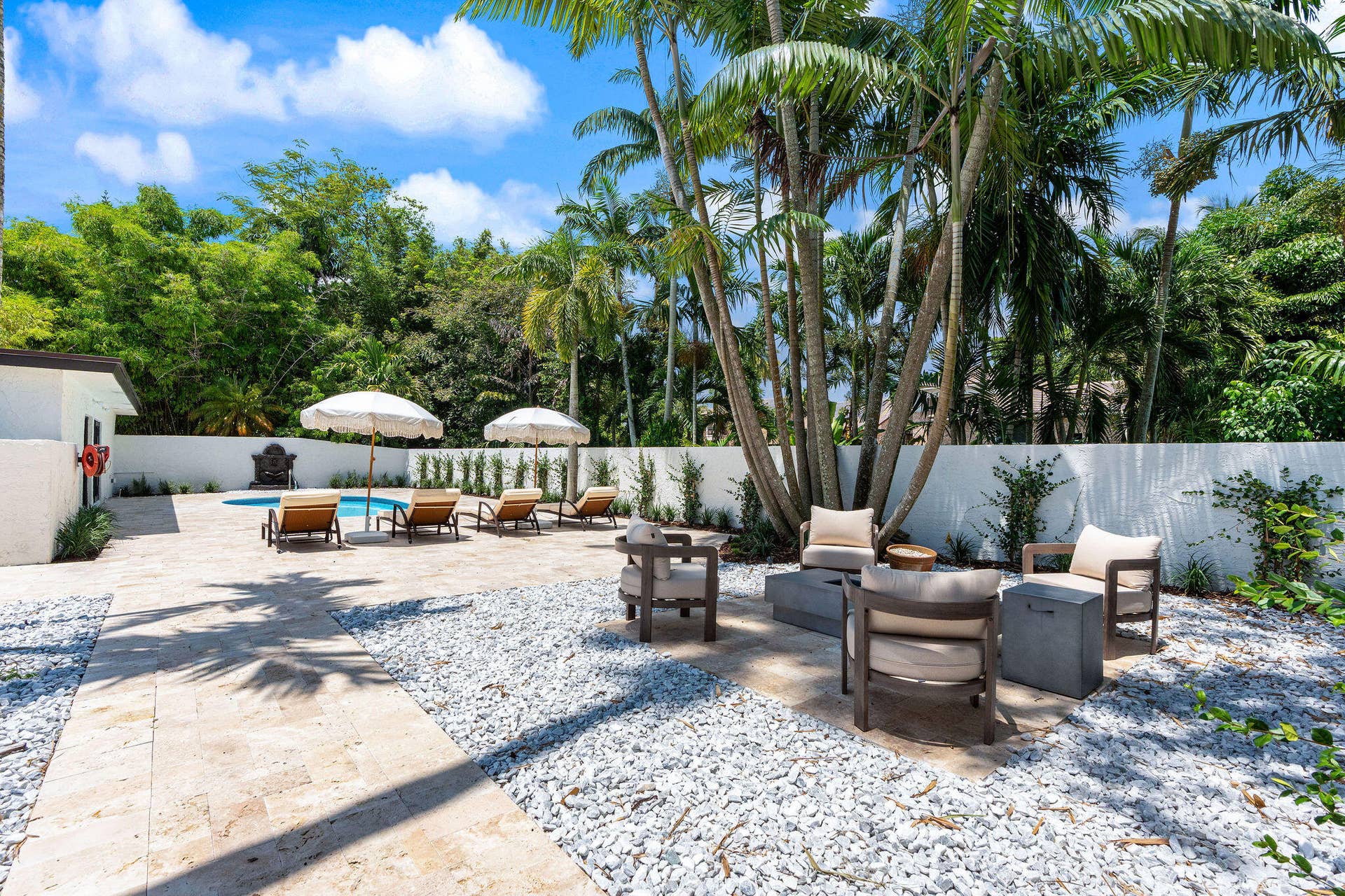 VIEW OF FIRE PIT