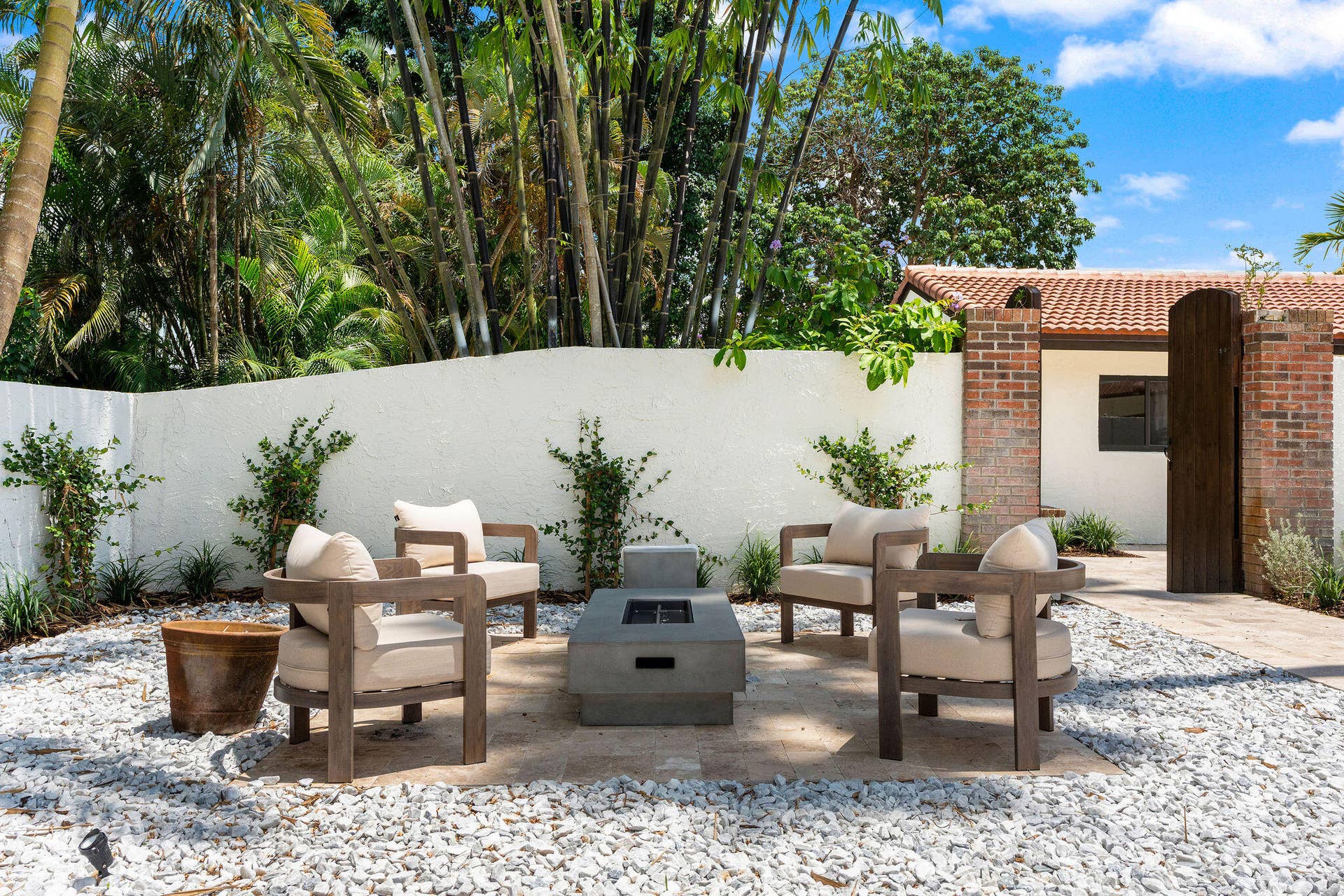 VIEW OF FIRE PIT
