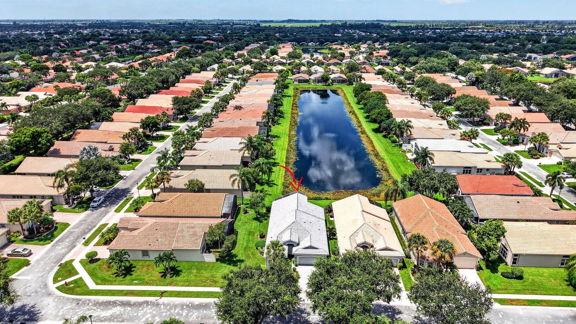 13645 SABATINI Lane, Delray Beach, FL 33446 AERIAL VIEW