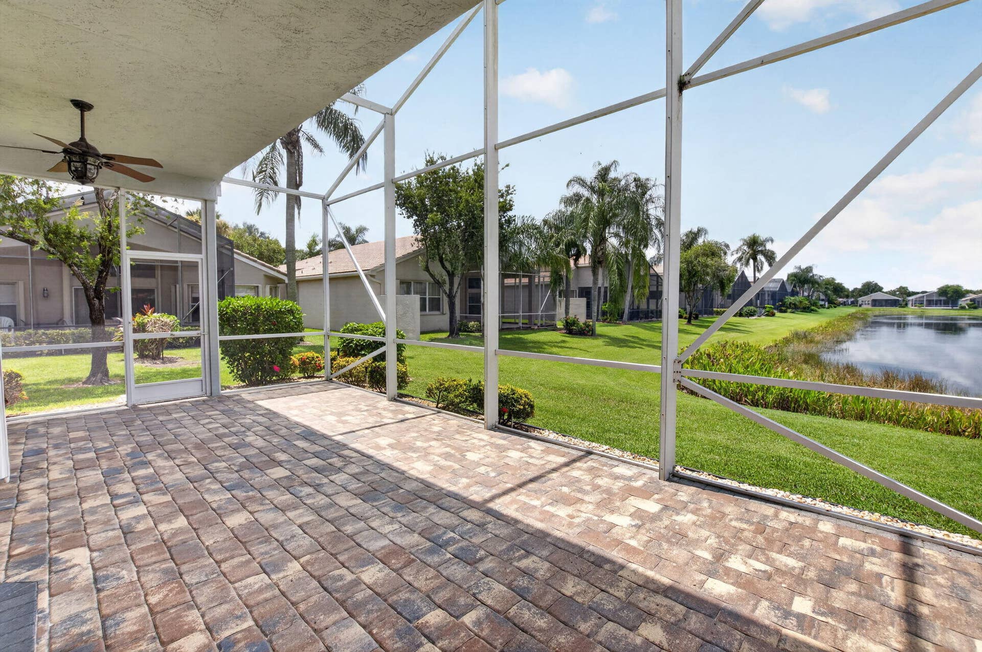 13645 SABATINI Lane, Delray Beach, FL 33446 COVERED/EXTENDED/SCREENED-IN LANAI