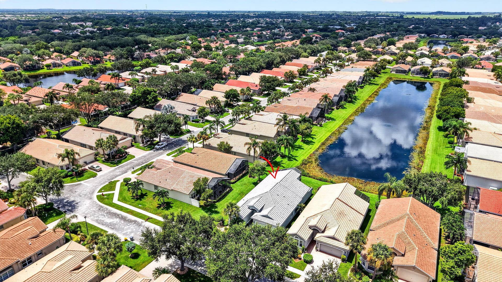 13645 SABATINI Lane, Delray Beach, FL 33446 AERIAL VIEW