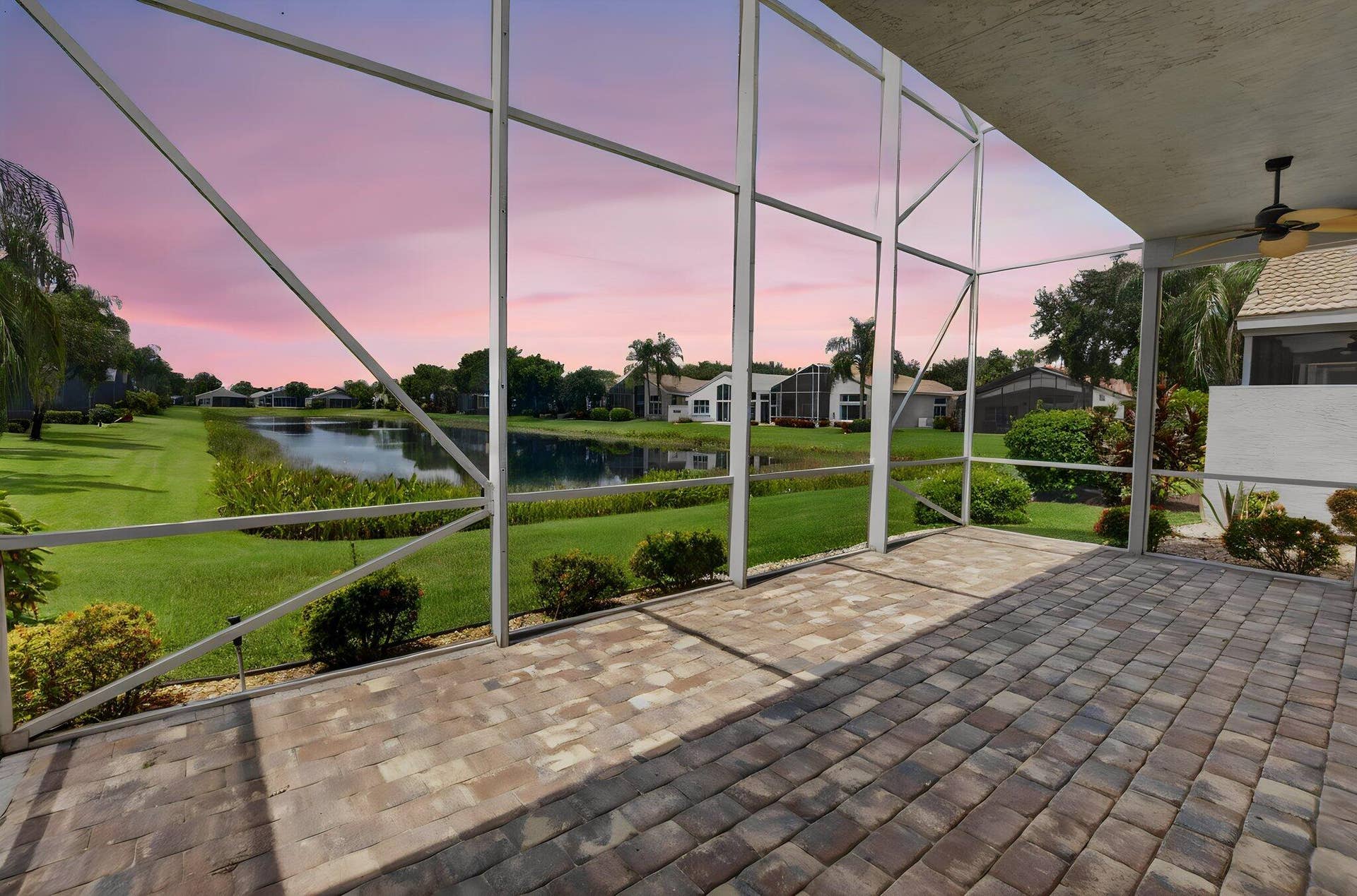 13645 SABATINI Lane, Delray Beach, FL 33446 COVERED/EXTENDED/SCREENED-IN LANAI