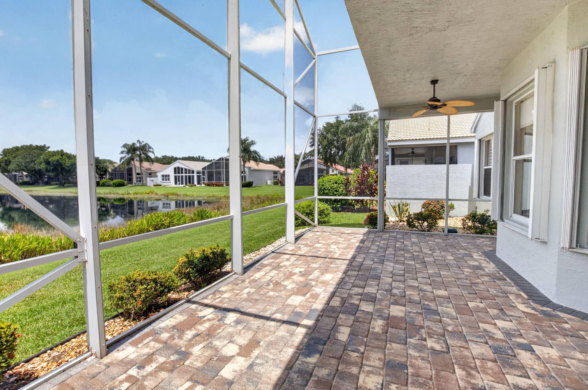 13645 SABATINI Lane, Delray Beach, FL 33446 COVERED/EXTENDED/SCREENED-IN LANAI
