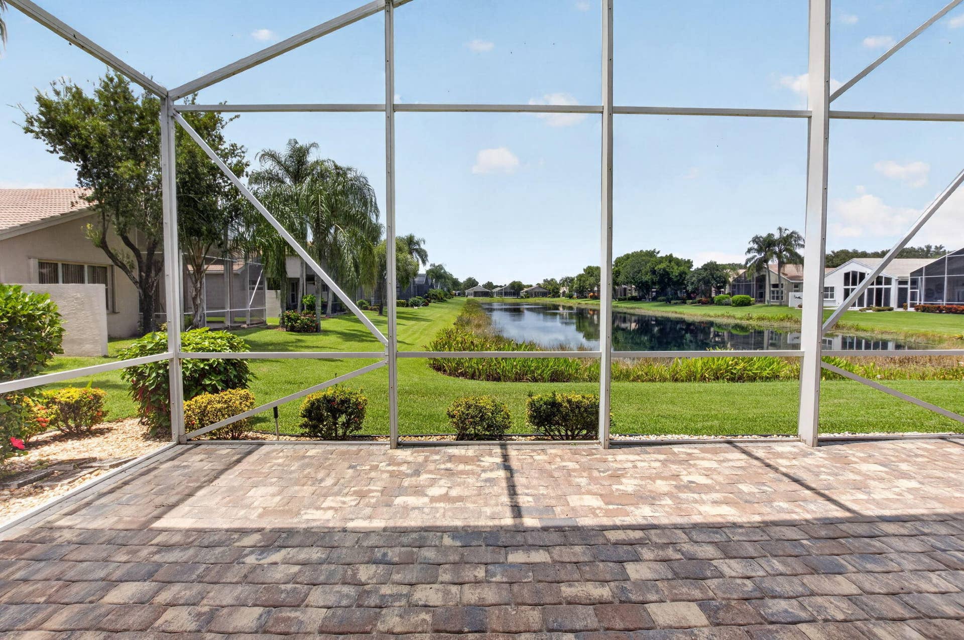 13645 SABATINI Lane, Delray Beach, FL 33446 COVERED/EXTENDED/SCREENED-IN LANAI