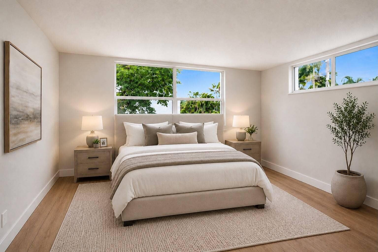 Primary bedroom - Virtual staging
