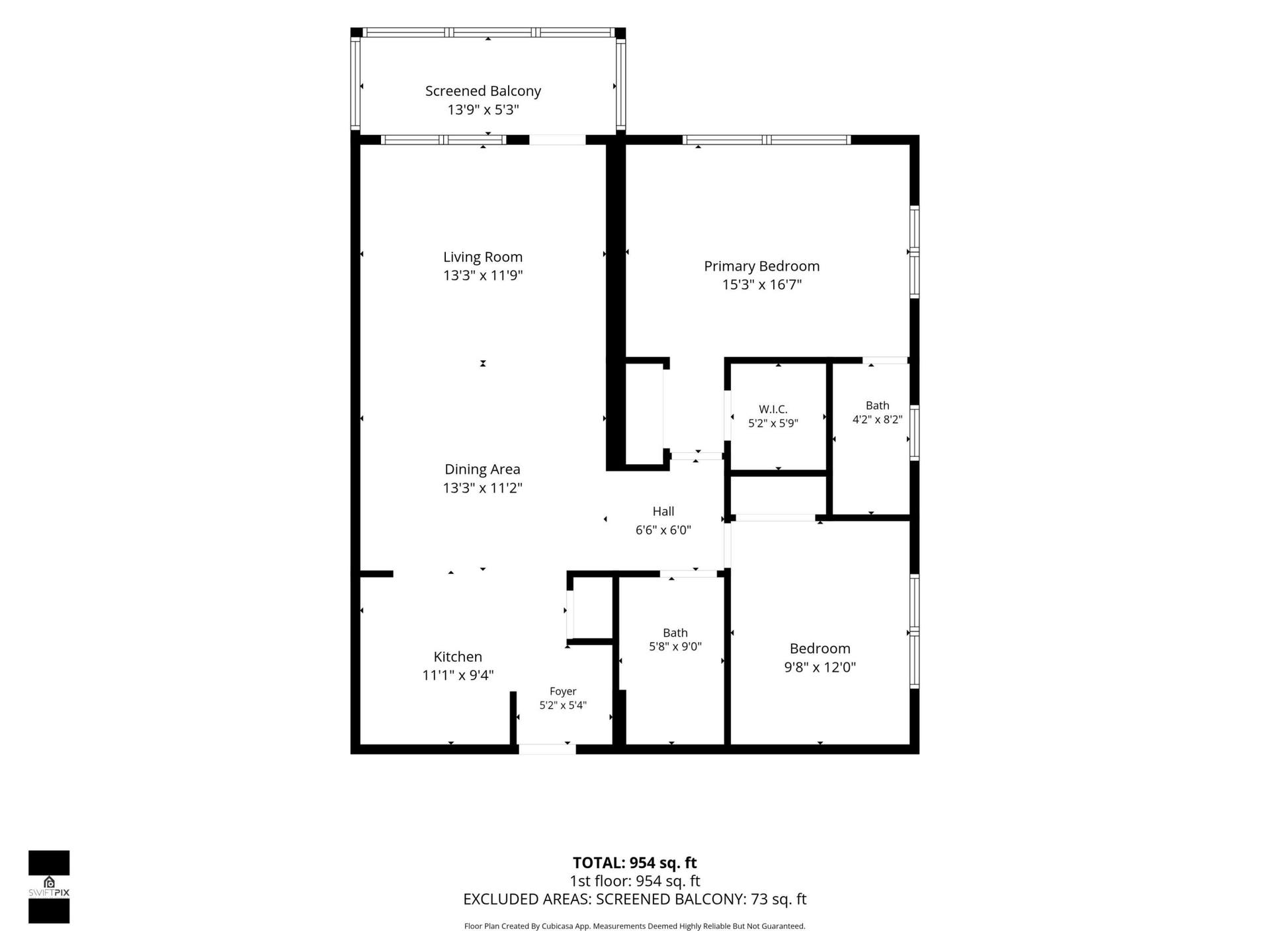 Floor plan provided by photographer