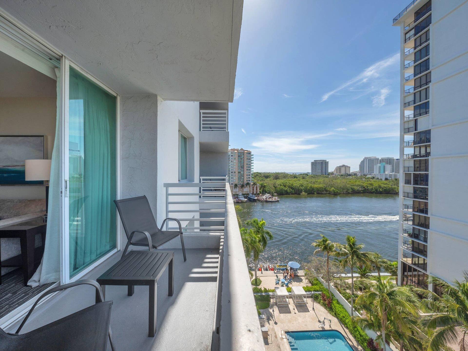 Intracoastal View From The Balcony