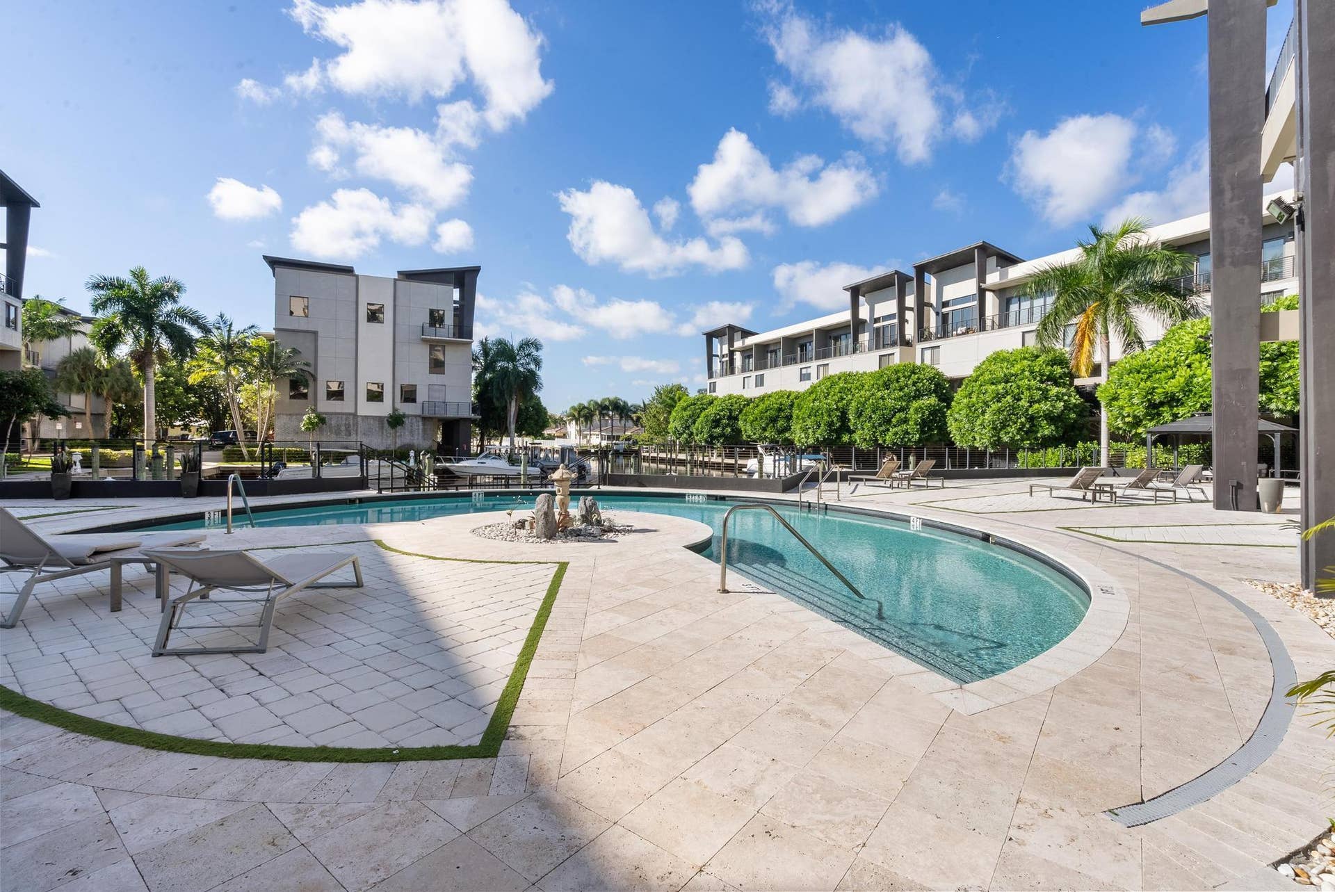 180 SE 4TH Terrace, Pompano Beach, Pompano Beach, FL 33060 The pool is inviting