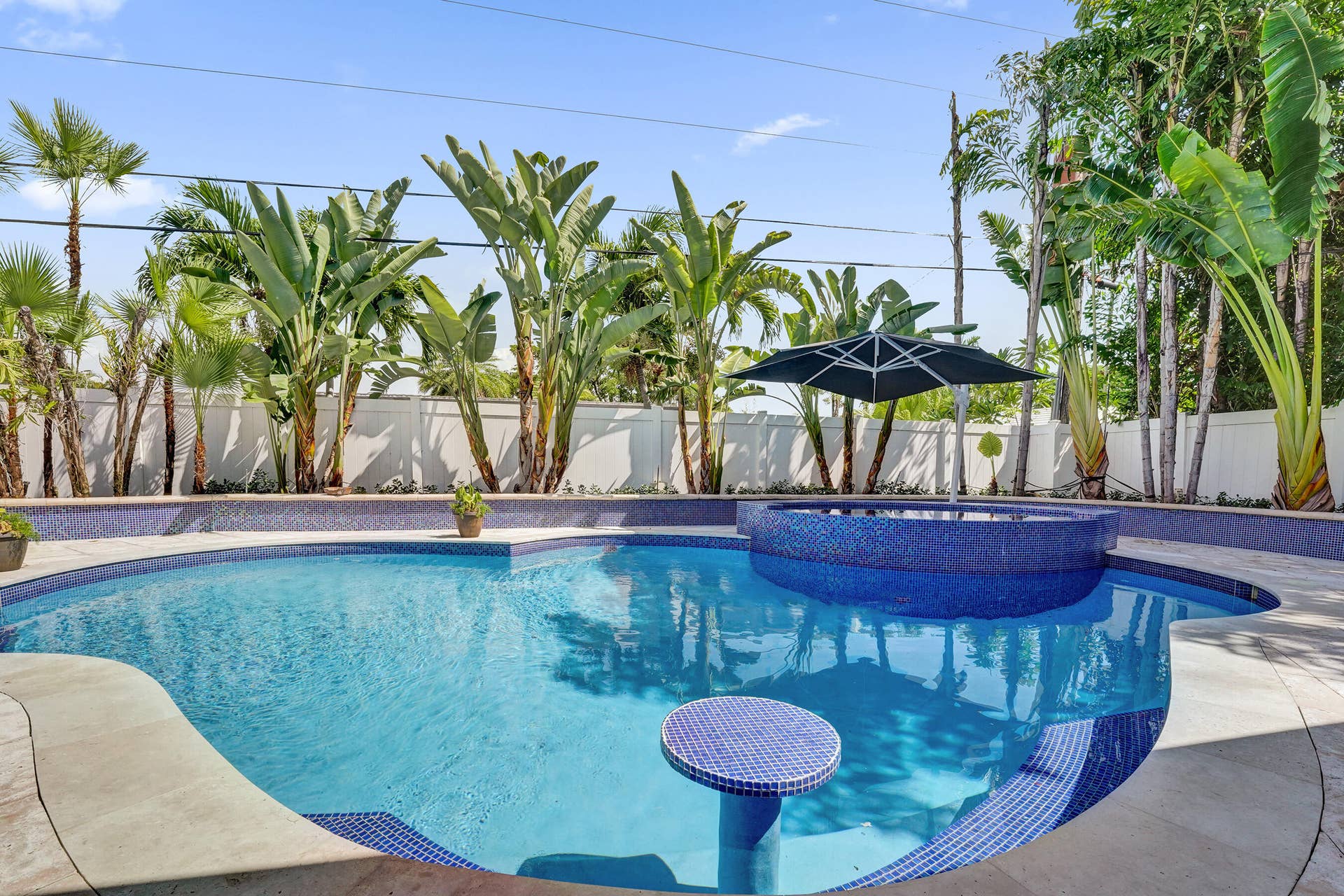 Pool/spa area